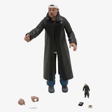 Diamond Select Jay & Silent Bob: Silent Bob Action Figure - Collectible Movie Character Statue for Fans & Display