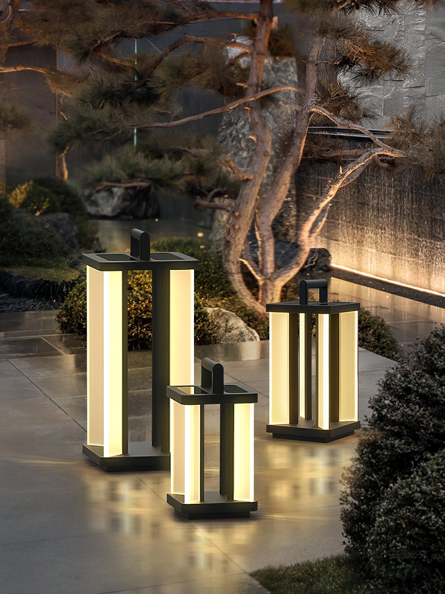 Metroluxe Solar Powered Outdoor Lights - Waterproof LED Garden Lights for Pathway, Yard, and Patio - Energy Efficient Landscape Lighting for Home and Garden Decor