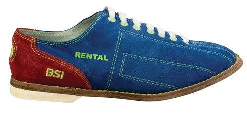 BSI Men's Suede Cosmic Rental Bowling Shoes - Comfortable & Durable for League Play & Casual Bowling - Perfect for Bowling Alleys & Tournament Use