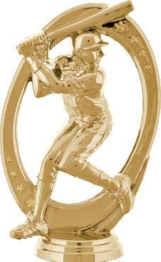 Custom Engraved Baseball Champion Trophy for Men - Red Stars Award - Perfect for Baseball Tournaments, MVP Awards & Sports Recognition Ceremonies