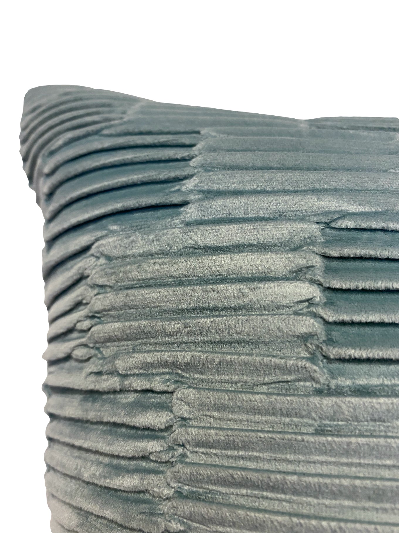 20x20 Treble Robin's Egg Blue Velvet Throw Pillow - Soft Decorative Cushion for Sofa, Bed & Home Decor
