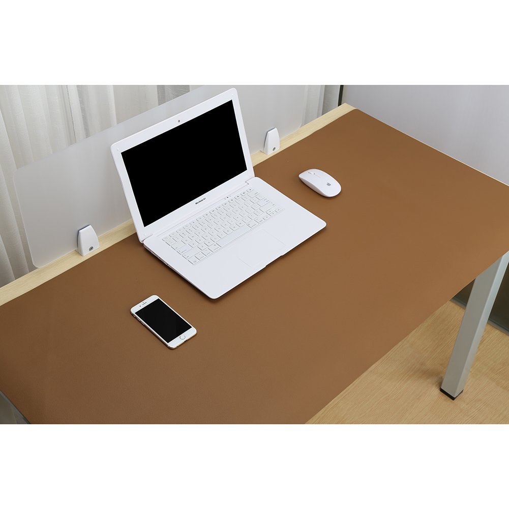 KINGFOM Large PU Leather Desk Pad - 47.2