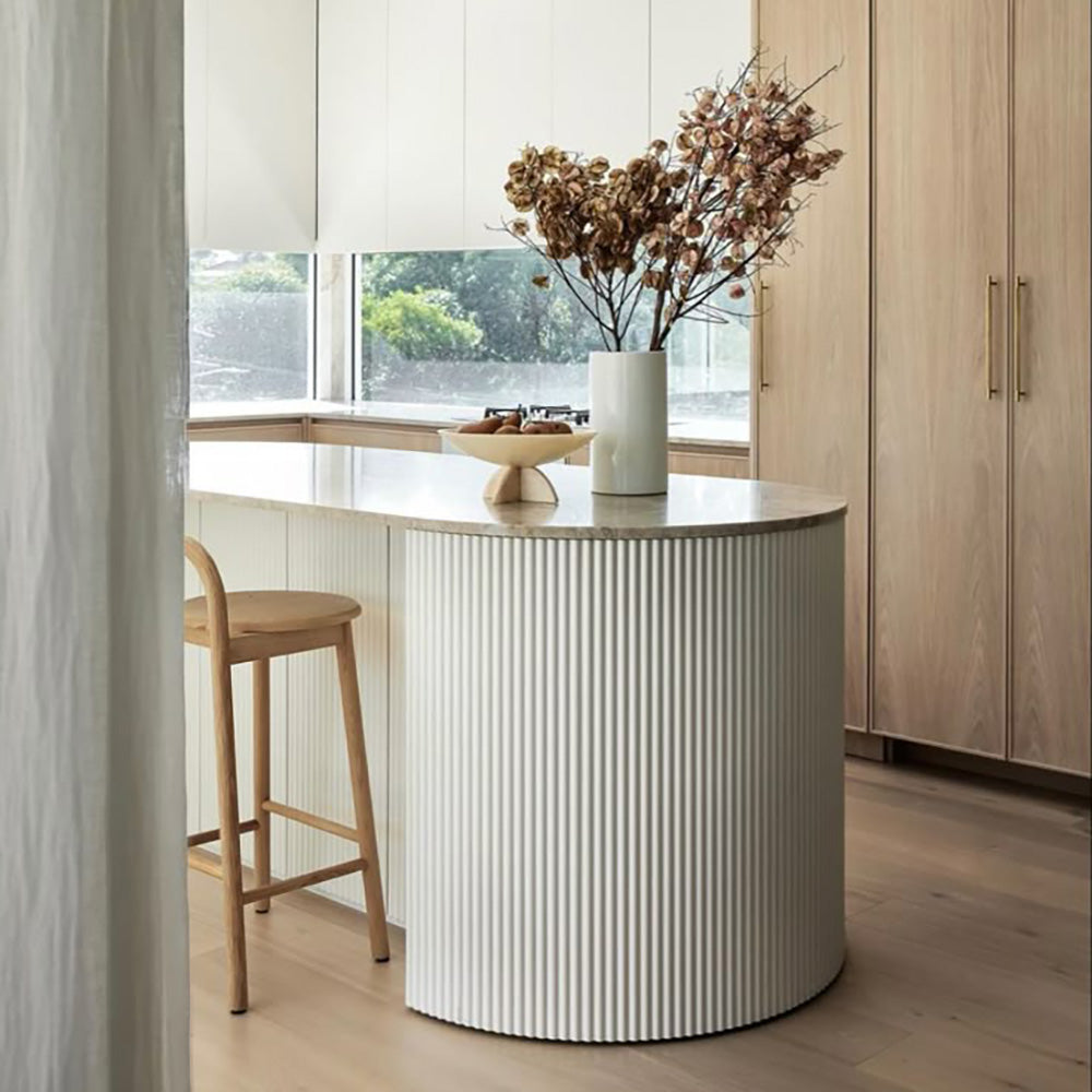 WOODFLEX White Primed Flexible Half Round Molding 2700mm x 600mm - Perfect for Crown Molding, Ceiling Trim & Interior Decoration