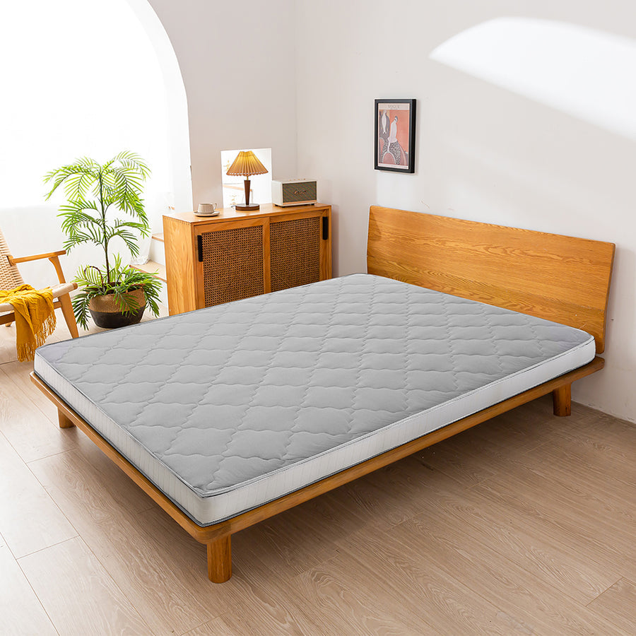 MAXYOYO Japanese Floor Mattress - Extra Thick Padded Tatami Mat for Sleeping & Lounging, Grey Style | Perfect for Guest Beds, Meditation, Yoga & Small Space Living