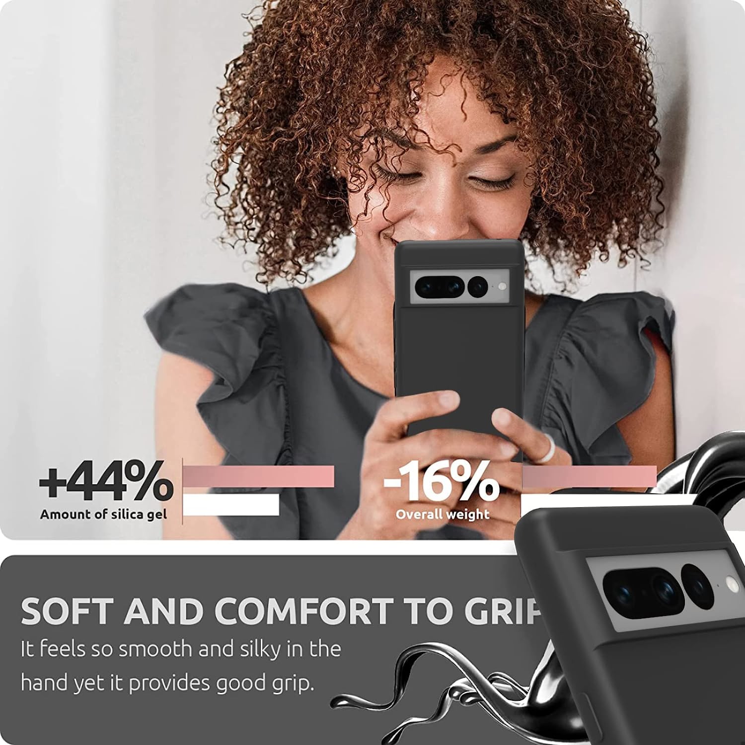 Google Pixel 7 Pro Case - Shockproof Full Body Protection, Slim Fit Cover with Raised Edges for Screen & Camera Protection - Perfect for Outdoor Activities, Travel & Daily Use