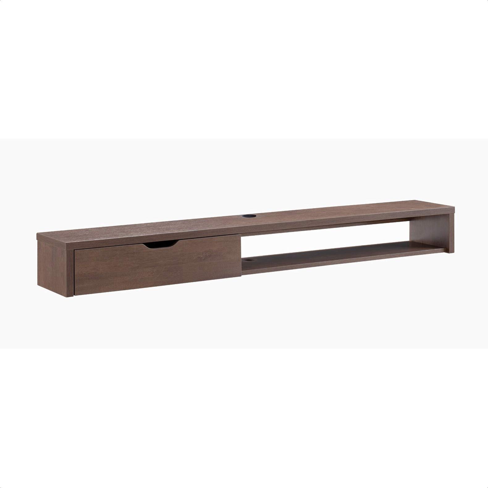 Floating TV Stand for 65 Inch TVs - Full Assembly Required with 1 Drawer - Perfect for Living Room, Bedroom & Home Theater Setup