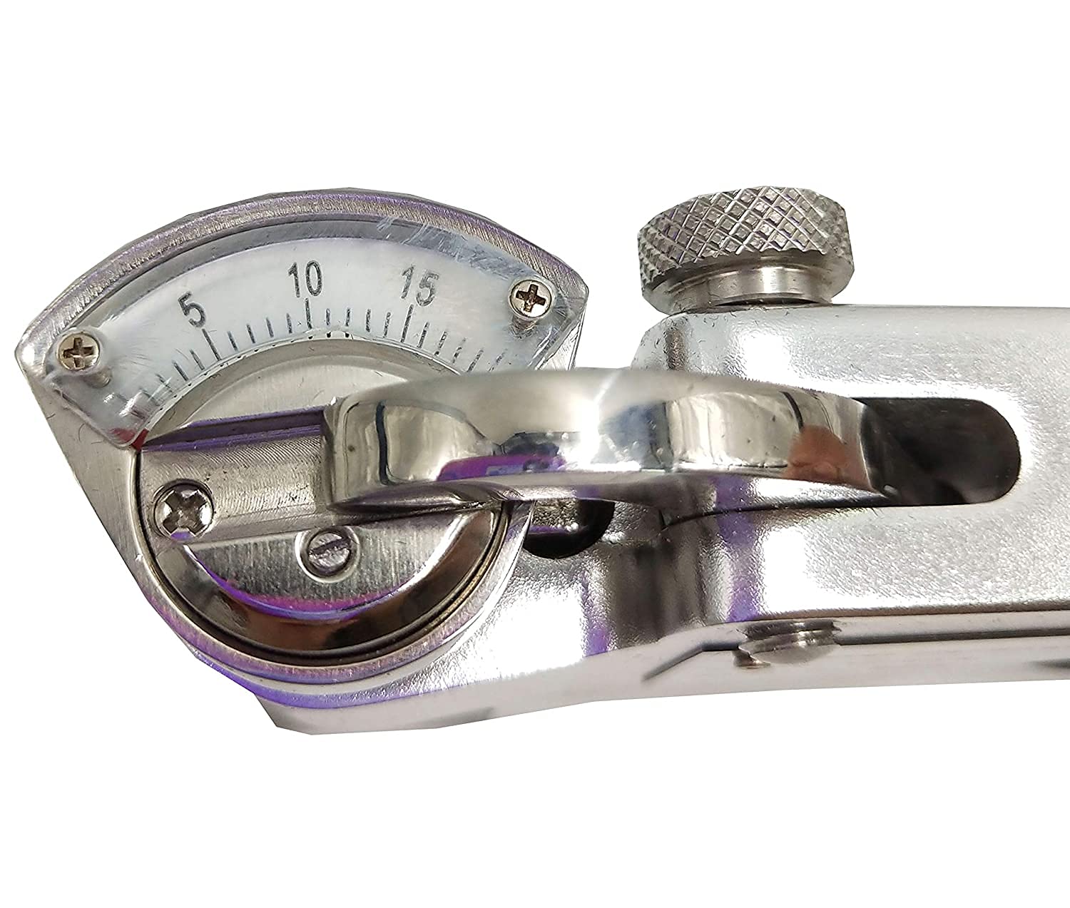 Webster Hardness Tester Meter Gauge - 25-110HRE Range for Aluminum Alloy Testing, 0.6-13mm Thickness & >10mm Inner Diameter - Ideal for Metal Quality Control in Manufacturing & Engineering Applications