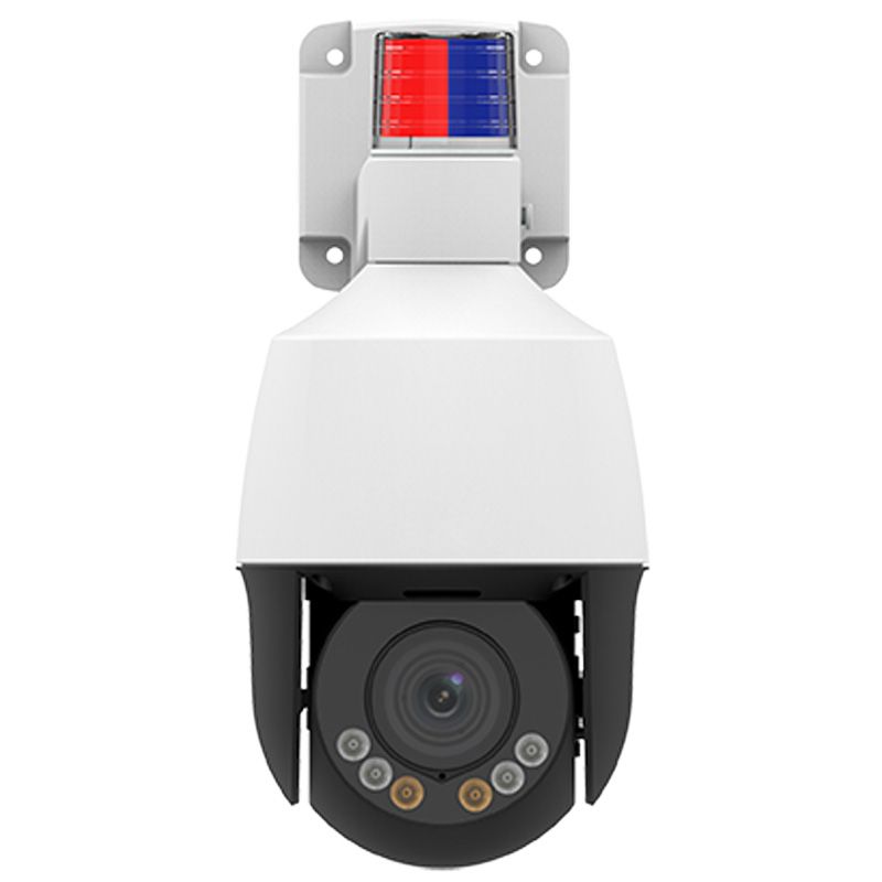Alibi Vigilant Performance Series 5MP IllumiNite Starlight 4X IP Varifocal Mini PTZ Security Camera with Active Deterrence - Ideal for Home Surveillance, Business Monitoring & Outdoor Security