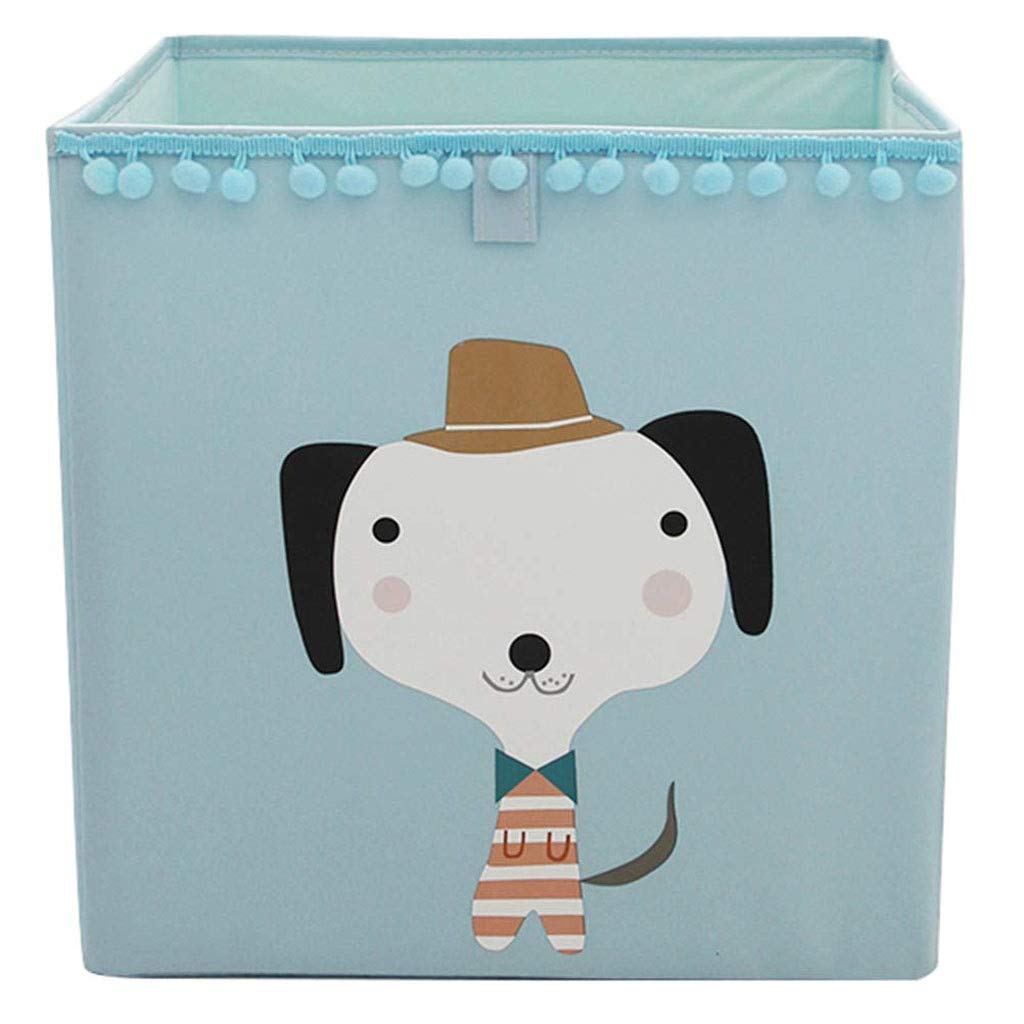 Foldable Mini Square Cotton Fabric Storage Bins - Desk Shelf Organizer Baskets for Home Office, Closet & Nursery (Color: B) | Space-Saving Storage Solution