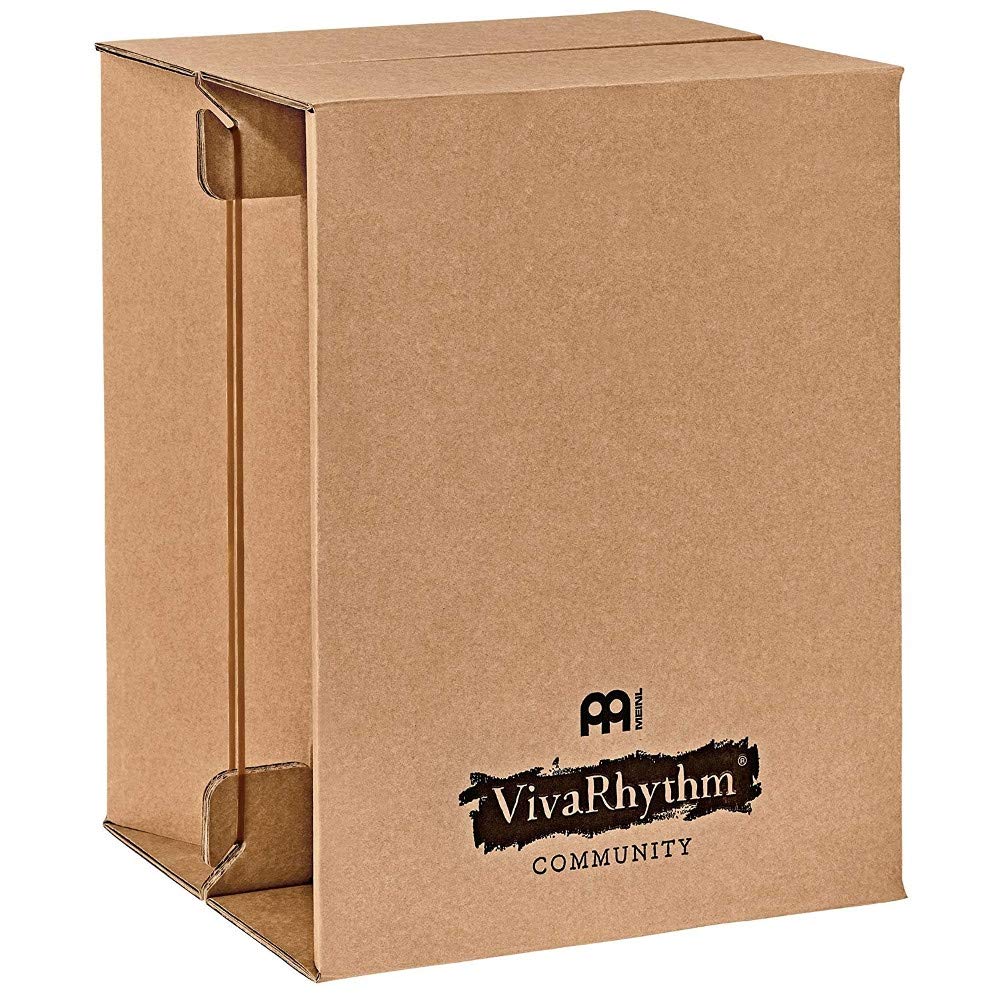 Foldable Pop-Up Cardboard Cajon-2-Go with Internal Snares - Portable Travel Cajon Drum for Beginners & Professionals - Perfect for Camping, Beach, Travel & Live Performances