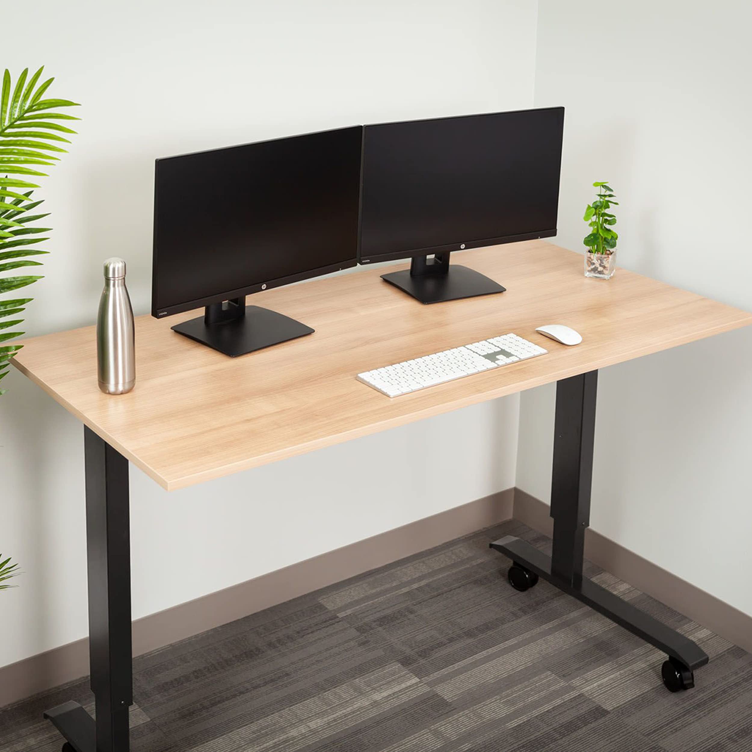 Adjustable Height Standing Desk with Crank - 60