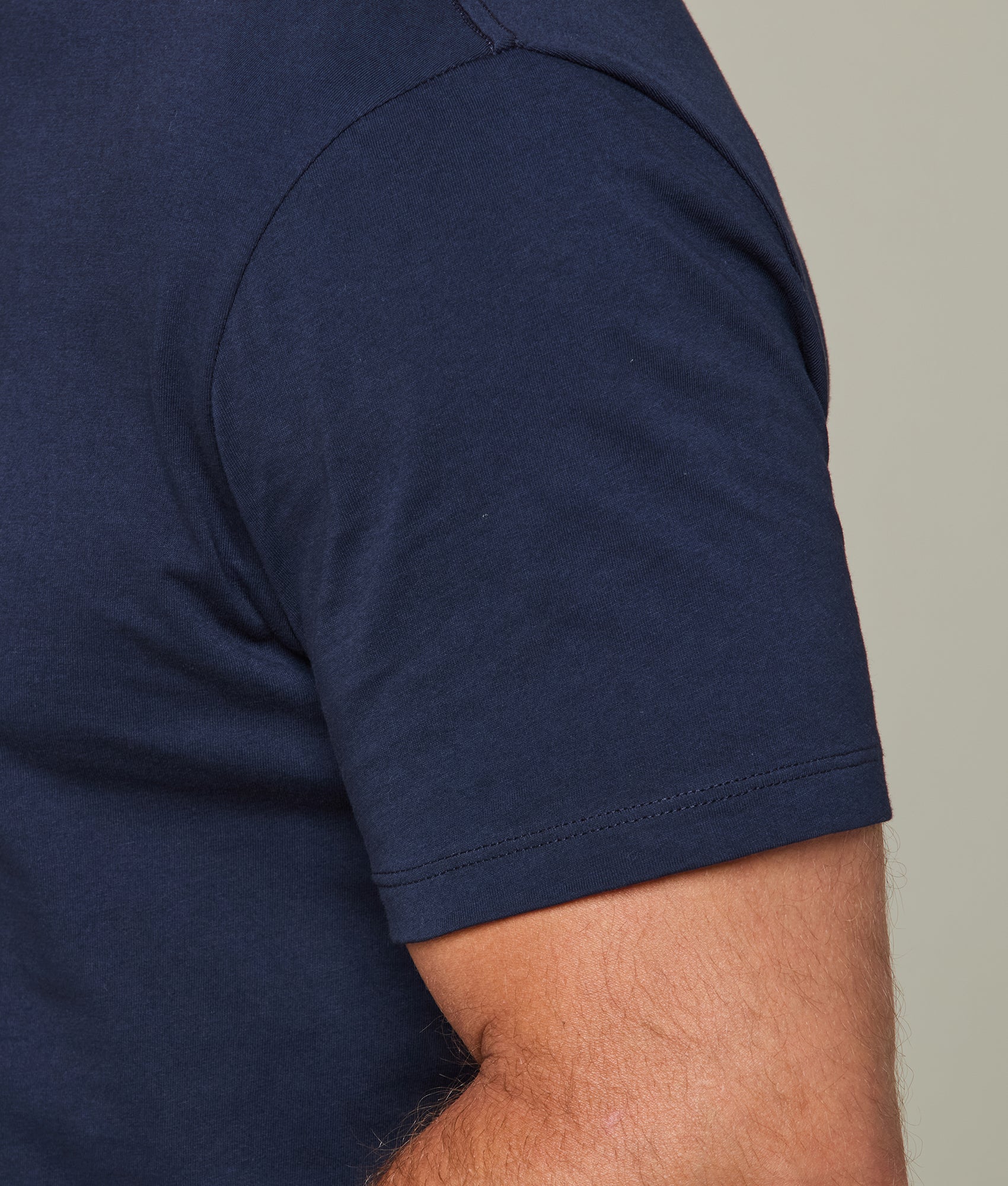 Lucchese Men's Navy Blue Crew Neck T-Shirt | Soft Cotton Casual Tee for Everyday Wear | Perfect for Work, Outings, and Relaxing at Home