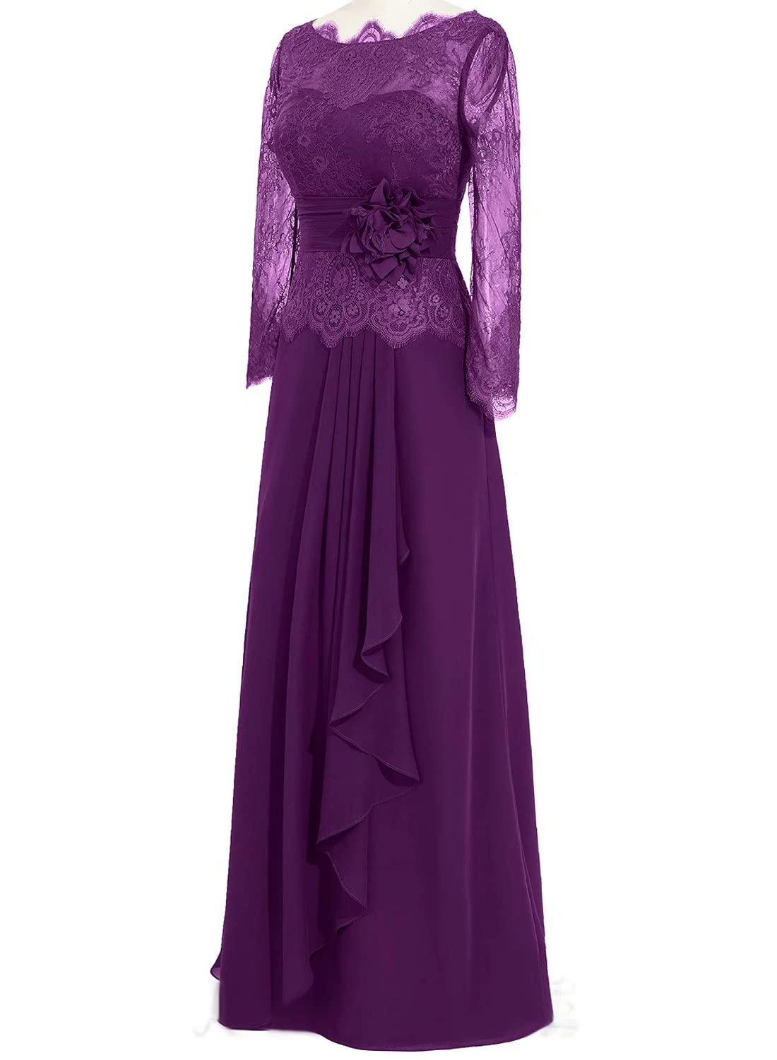 Elegant Plus Size Mother of the Bride Dresses with Long Sleeves - Formal Wedding & Evening Party Gowns for Special Occasions | Perfect for Weddings, Receptions, and Black-Tie Events