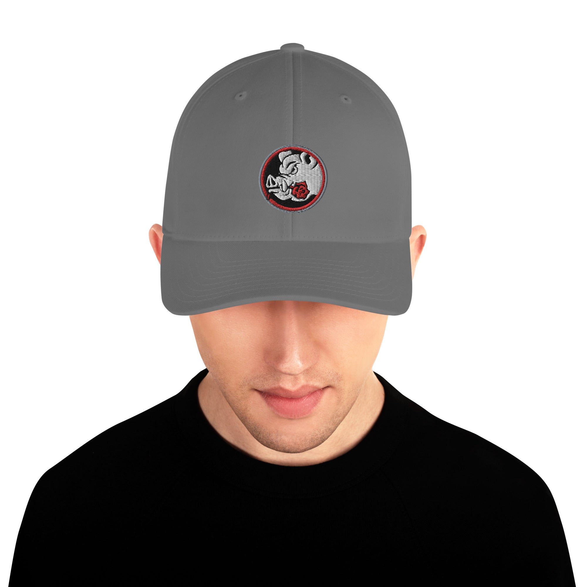 Portland Pigs Structured Flexfit Cap - Adjustable Baseball Hat for Men & Women - Perfect for Outdoor Sports, Casual Wear & Sun Protection