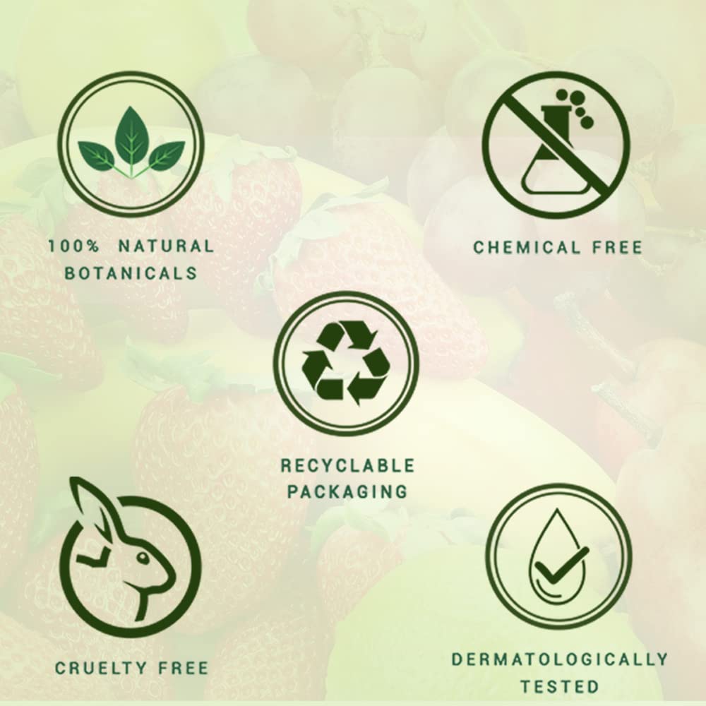 Biotique Fruit Brightening Face Wash - Ayurvedic Organic Cleanser with Swiss Technology | 100% Natural Botanical Extracts for All Skin Types | 200ml | Brightens & Revitalizes Skin for Daily Glow