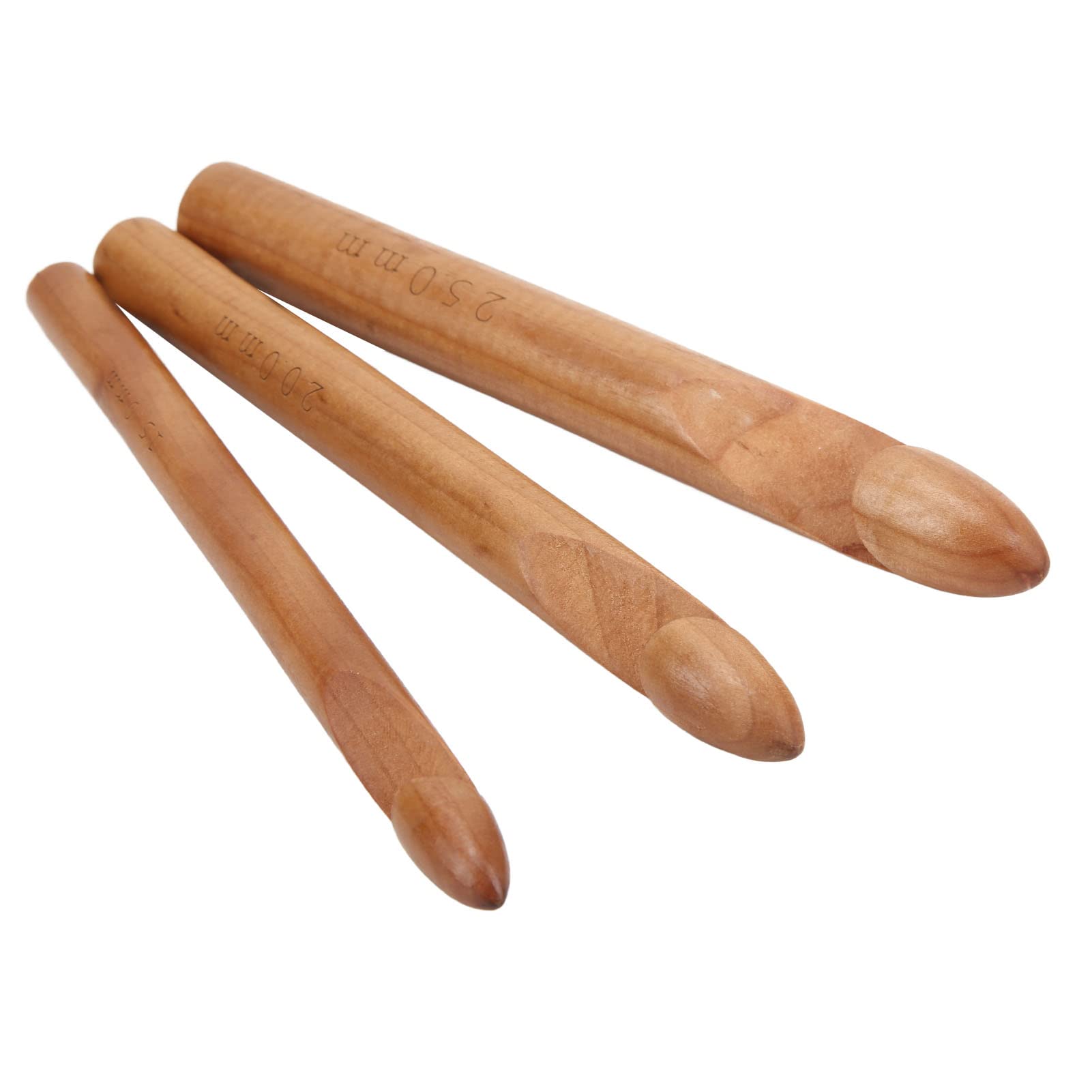 Premium Wooden Crochet Hooks Set - Ergonomic Glossy Finish Knitting Needles for Smooth Crocheting | Perfect for Beginners, DIY Crafts, and Home Knitting Projects