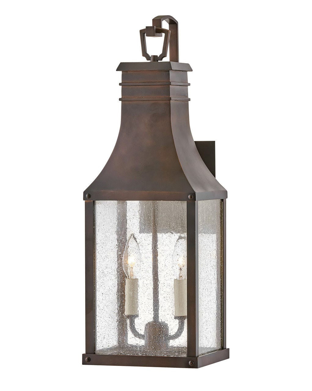 Beacon Hill Blackened Copper LED Wall Mount Light Fixture - Perfect for Bedroom, Living Room, and Hallway Lighting