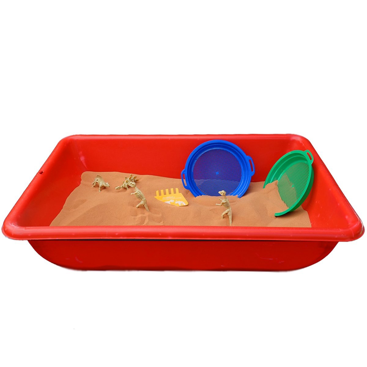 Original Jurassic Play Sand - 47 Pound Natural Sandbox Sand for Kids, Dinosaur Themed Sensory Play, Outdoor & Indoor Sandbox Activities - Perfect for Backyards, Preschools, and Daycare Centers