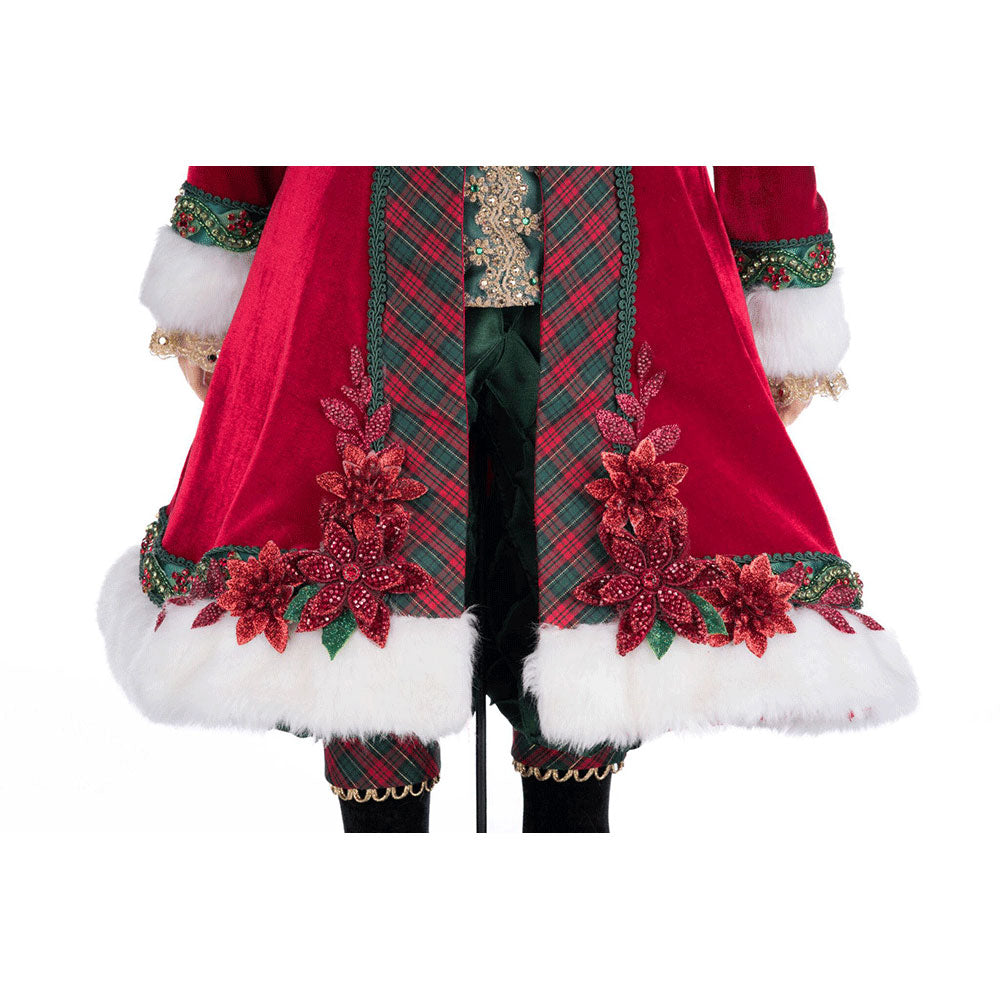Christopher Magic Santa Doll by Katherine's Collection - Festive Holiday Decoration & Christmas Gift for Kids & Collectors