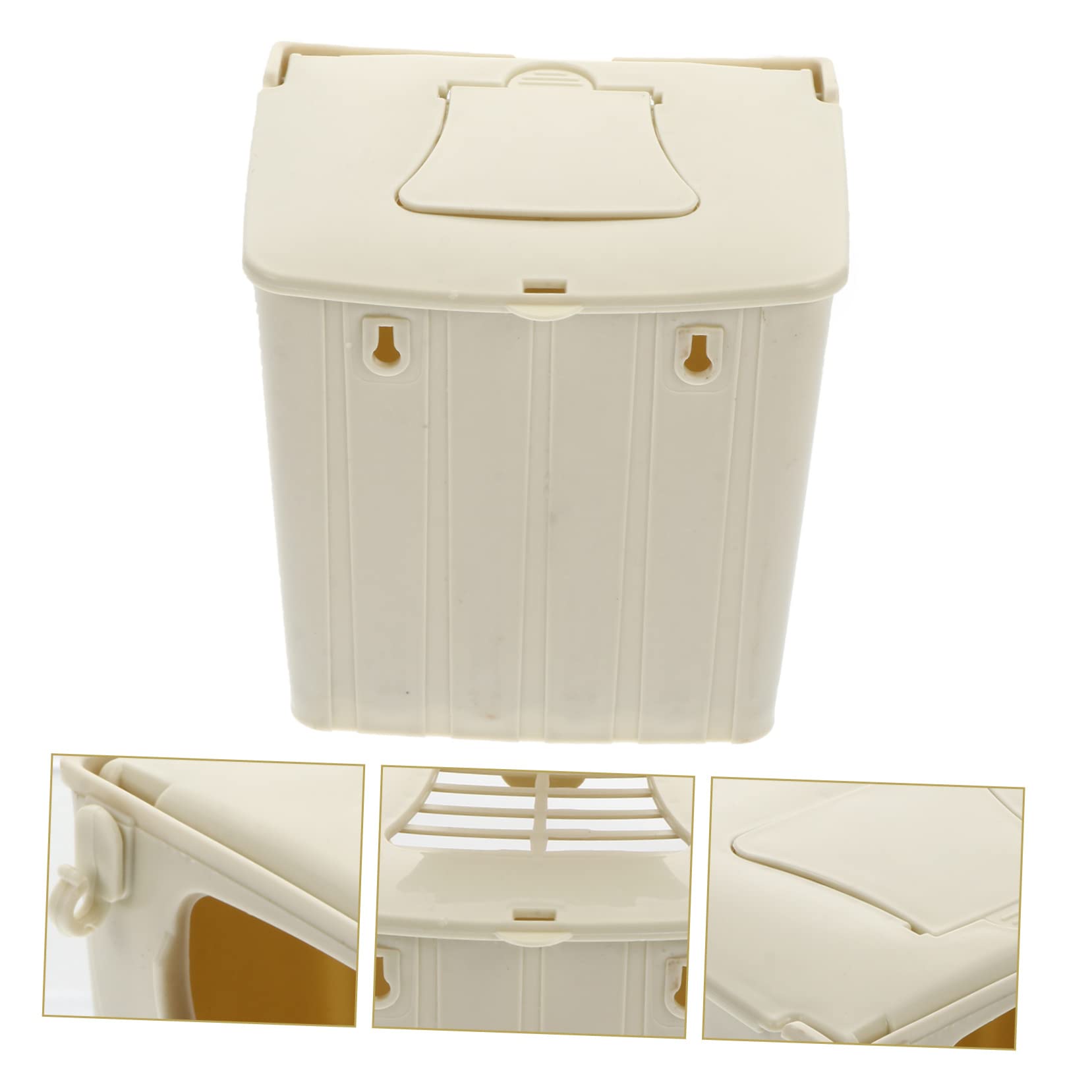 TEHAUX Plastic Bird Breeding Box - 13x10x13cm Cockatiel Nesting Box for Lovebirds & Parrotlets | Mountable Bird Cage Accessory for Breeding, Hatching & Mating | Perfect for Aviaries, Pet Birds & Wildlife Conservation