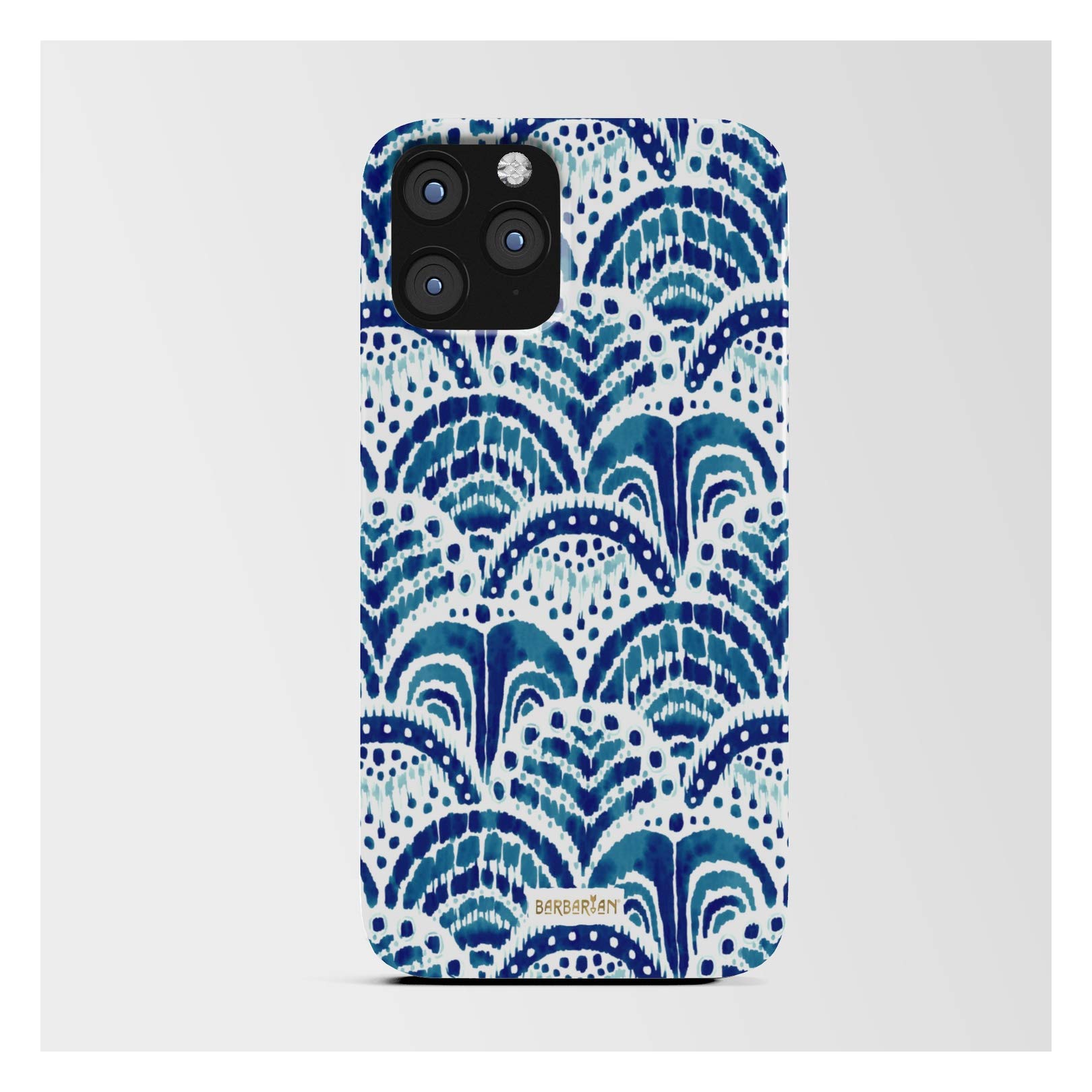 Barbarian Kook Armor Scallop iPhone 12 Pro Case - Durable Protective Phone Cover with Stylish Design - Perfect for Outdoor Adventures, Work & Daily Use