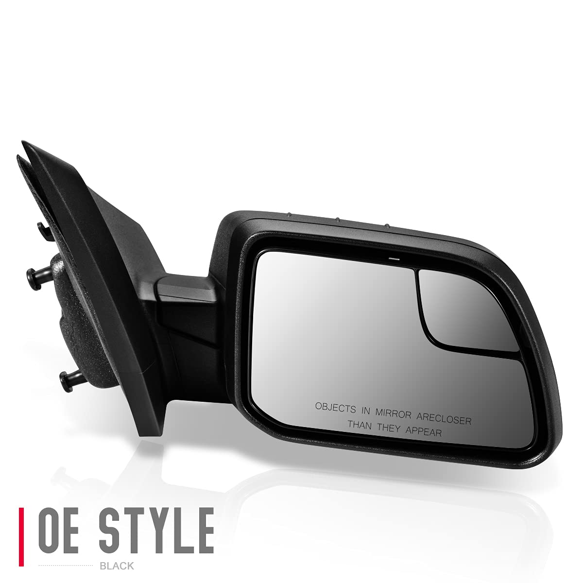 Auto Dynasty FO1321454 Right Side Mirror - Manual Folding, Power Adjust, Blind Spot Detection - Compatible with Ford Edge 2011-2014 | Textured Black | Replacement for Damaged Mirrors, Safe Lane Changing & Parking Assistance