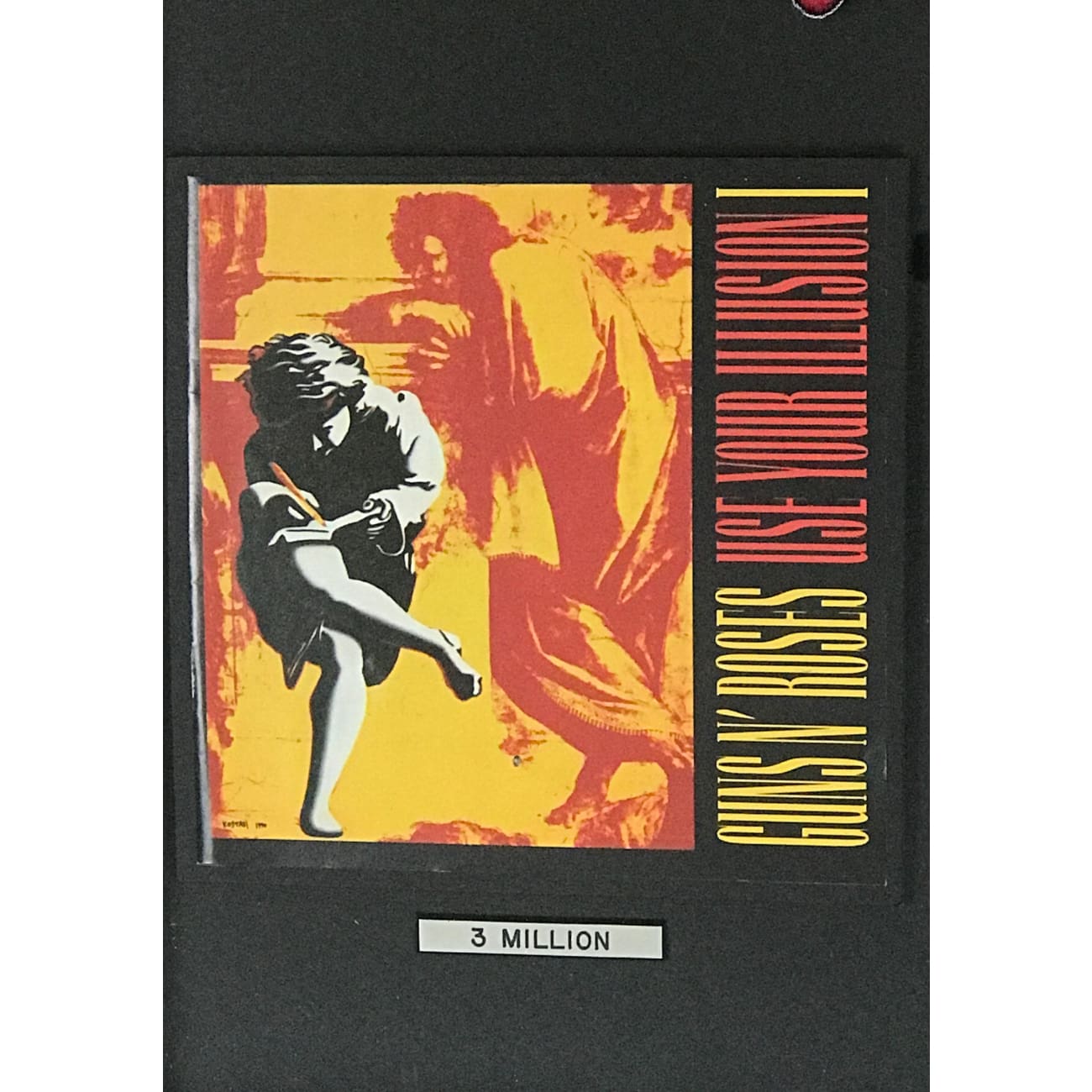 Guns N' Roses Use Your Illusion I & II 3x Multi Platinum Award - Official RIAA Certified - Perfect for Music Collectors & Rock Fans Display