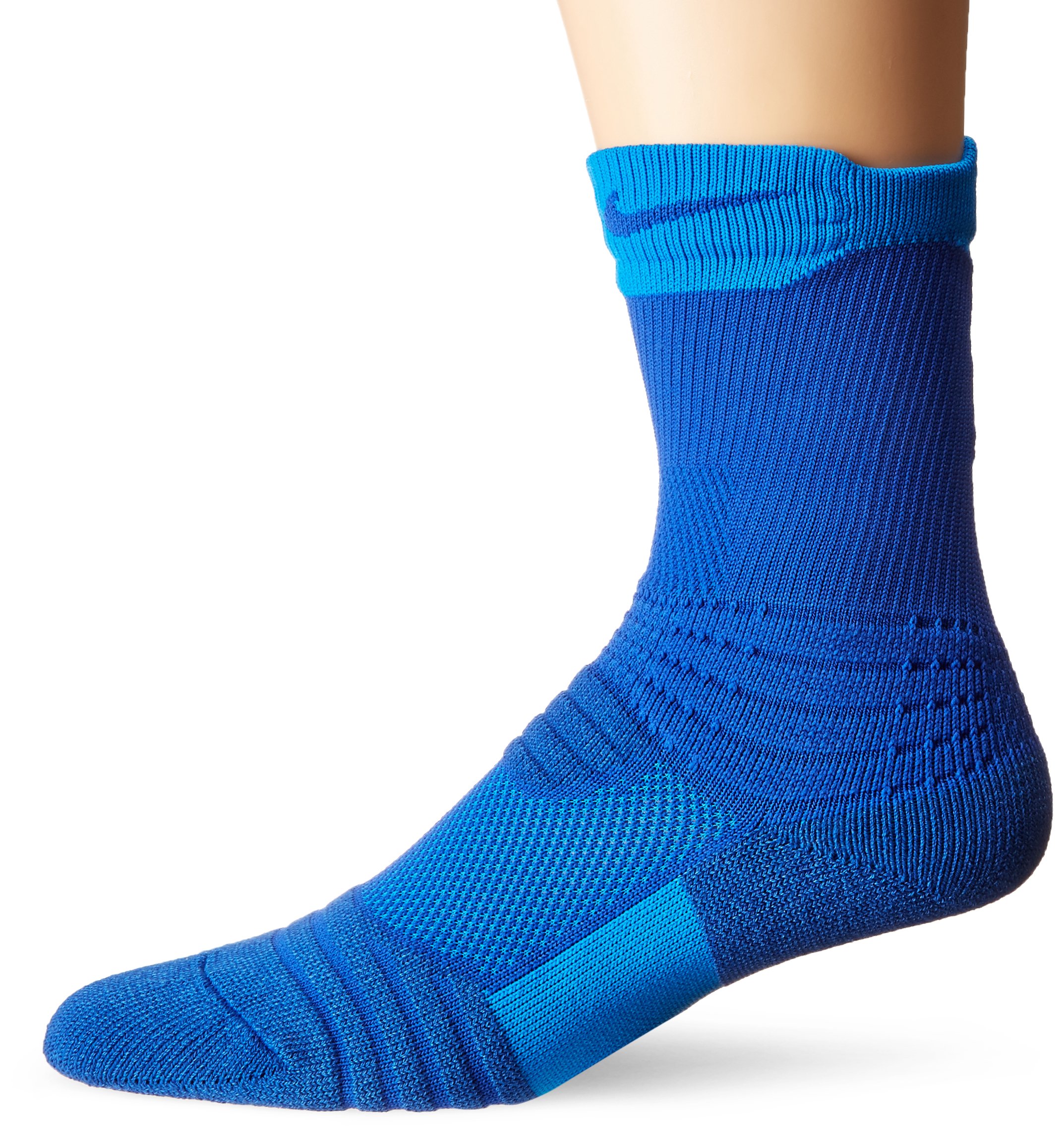Nike Elite Versatility Crew Basketball Socks - Game Royal/Photo Blue - X-Large - Perfect for Basketball, Training & Everyday Wear