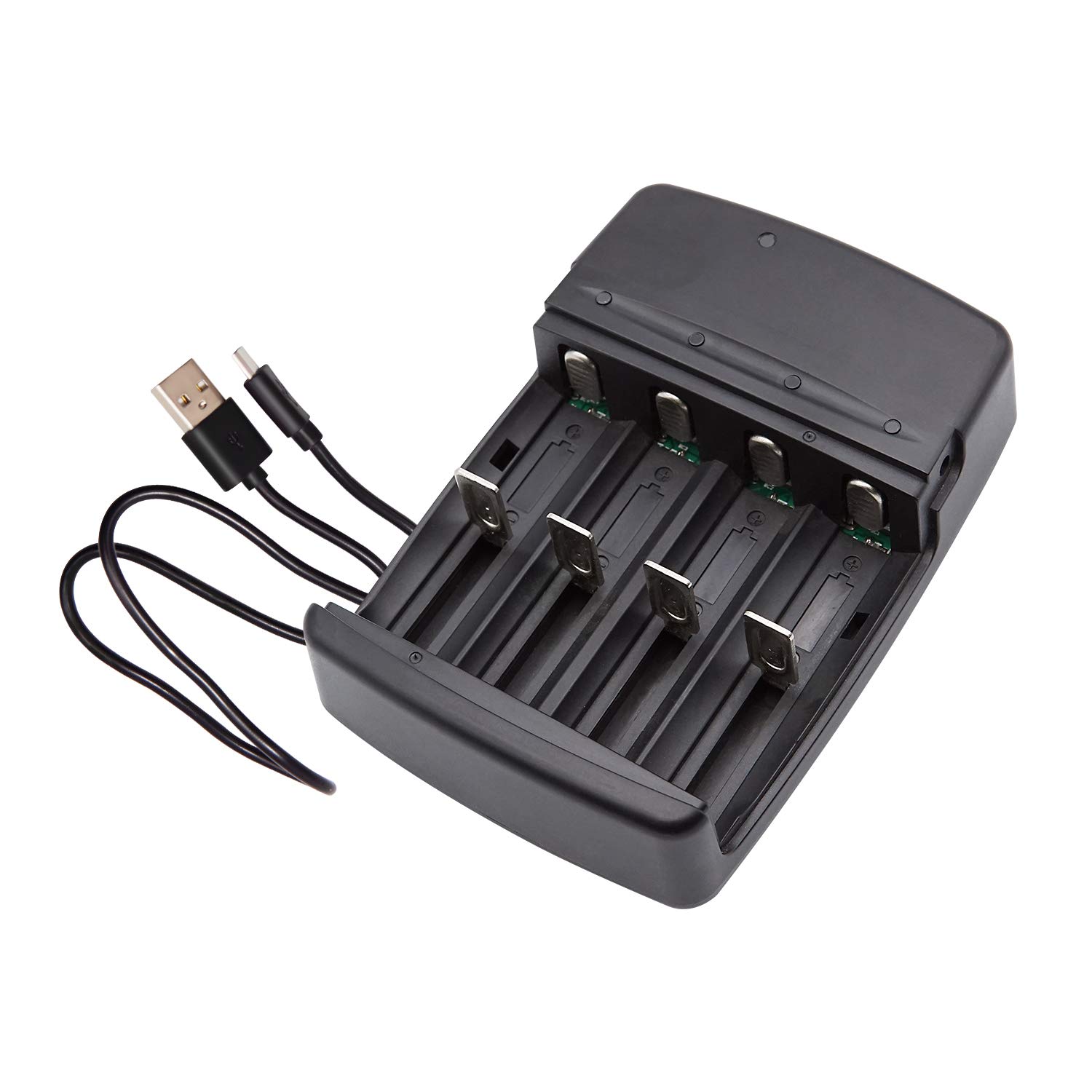 Universal USB Smart Battery Charger for 14500 3.2V AA 700mAh LiFePO4 Rechargeable Batteries - Fast Charging for Flashlights, Toys & Electronic Devices