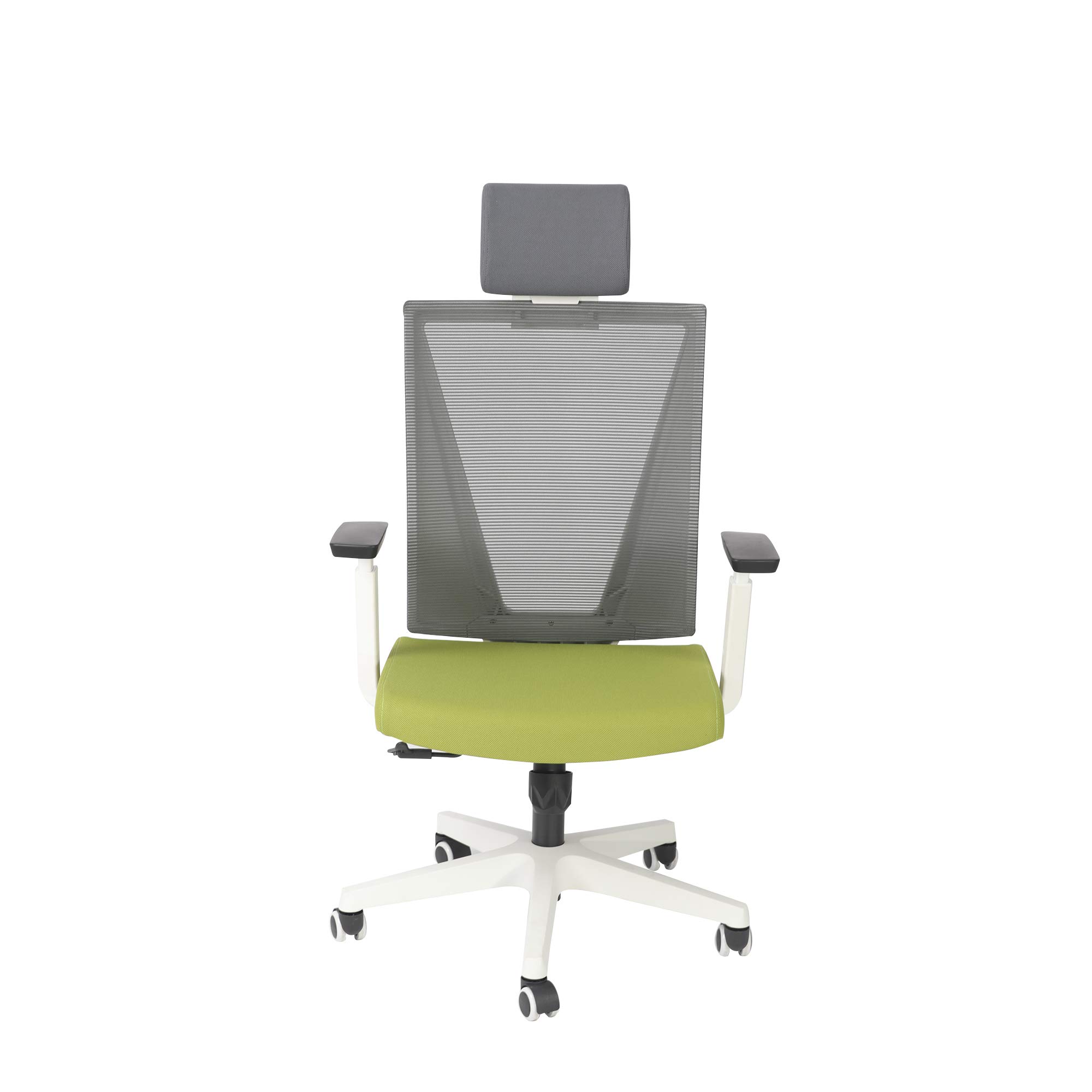Ergonomic Mesh Office Chair with Lumbar Support - Adjustable Height Swivel Computer Desk Chair with Headrest & Armrest for Home Office, Conference, and Executive Workspaces - Comfortable High Back Task Chair for Long Hours of Work