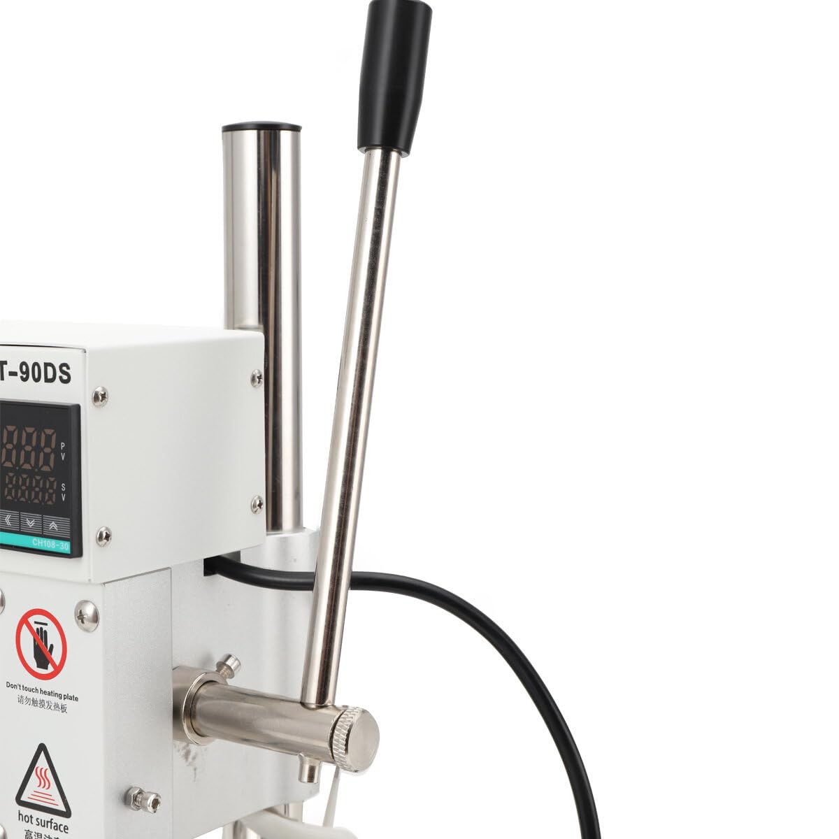 110V Hot Foil Stamping Machine - Professional Heat Press for PVC, PU Leather & Wood - Logo Embossing & Bronzing Tool - Perfect for DIY Crafts, Leatherworking & Woodworking Projects