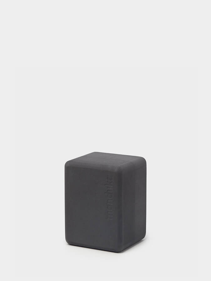 Manduka Recycled Foam Travel Mini Yoga Block - Lightweight & Eco-Friendly Yoga Support for Home, Studio & Travel Practice