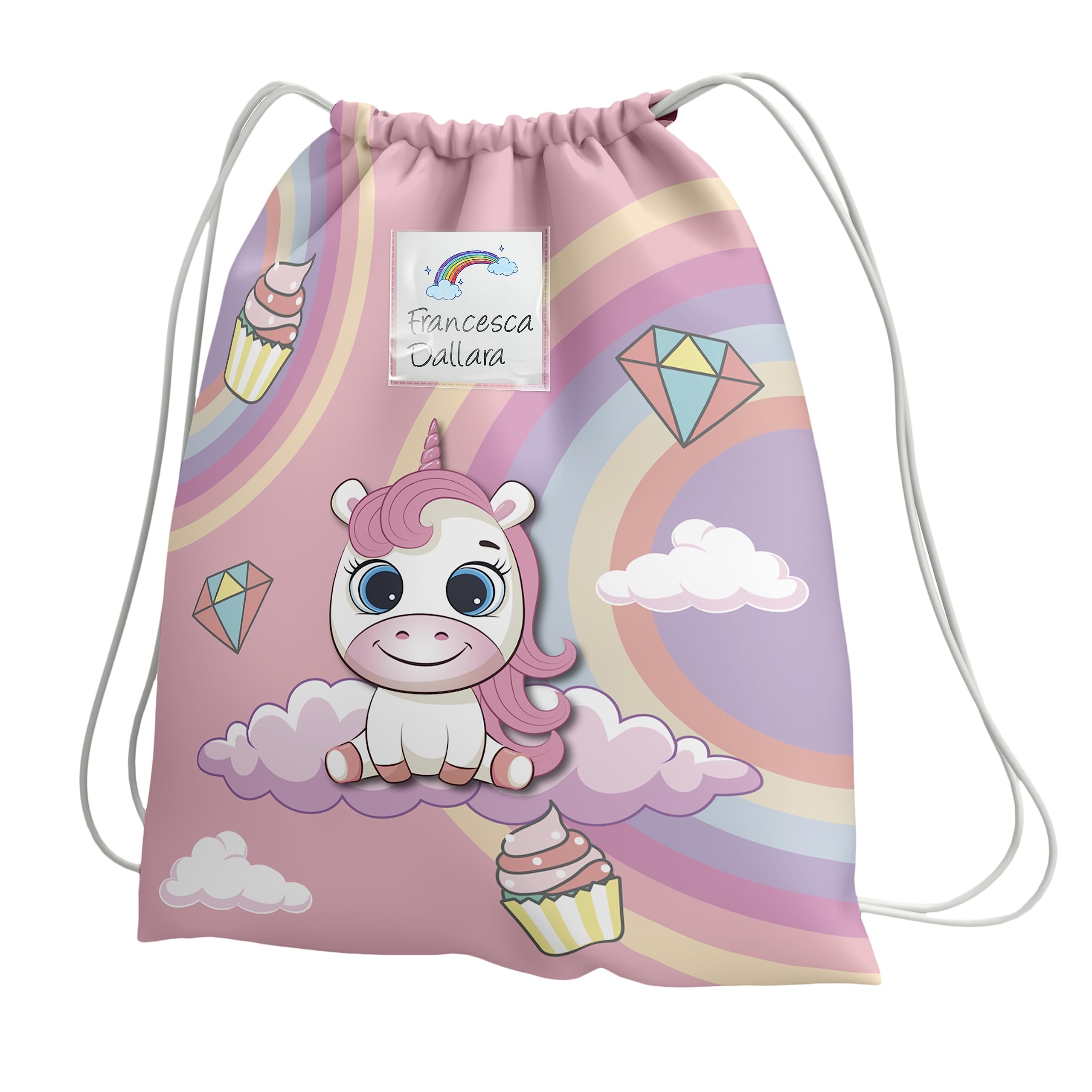 Personalized KAÏDENSÏ Nursery Backpack for Kids - 32 x 40 cm Baby Daycare Bag with 20 x 10 cm Inner Pocket | Perfect for Preschool, Travel & Daycare Essentials Organization