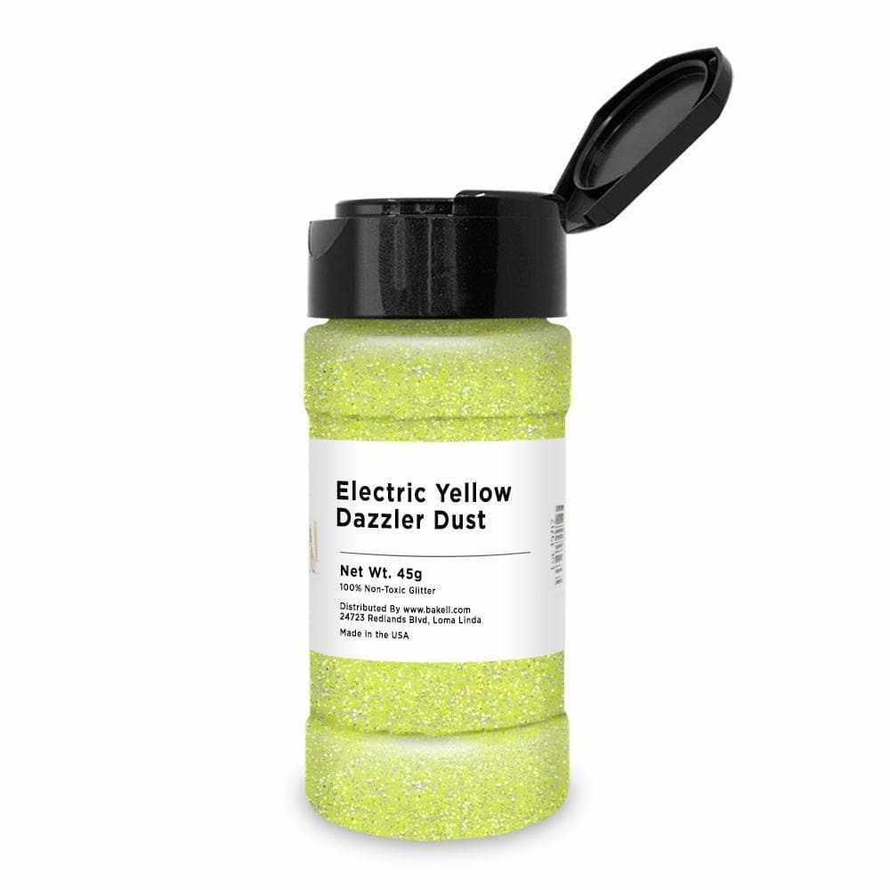 Electric Citrus Yellow Craft Glitter - Dazzler Dust® for DIY Projects, Scrapbooking & Home Decor | Perfect for Cards, Slime & Nail Art