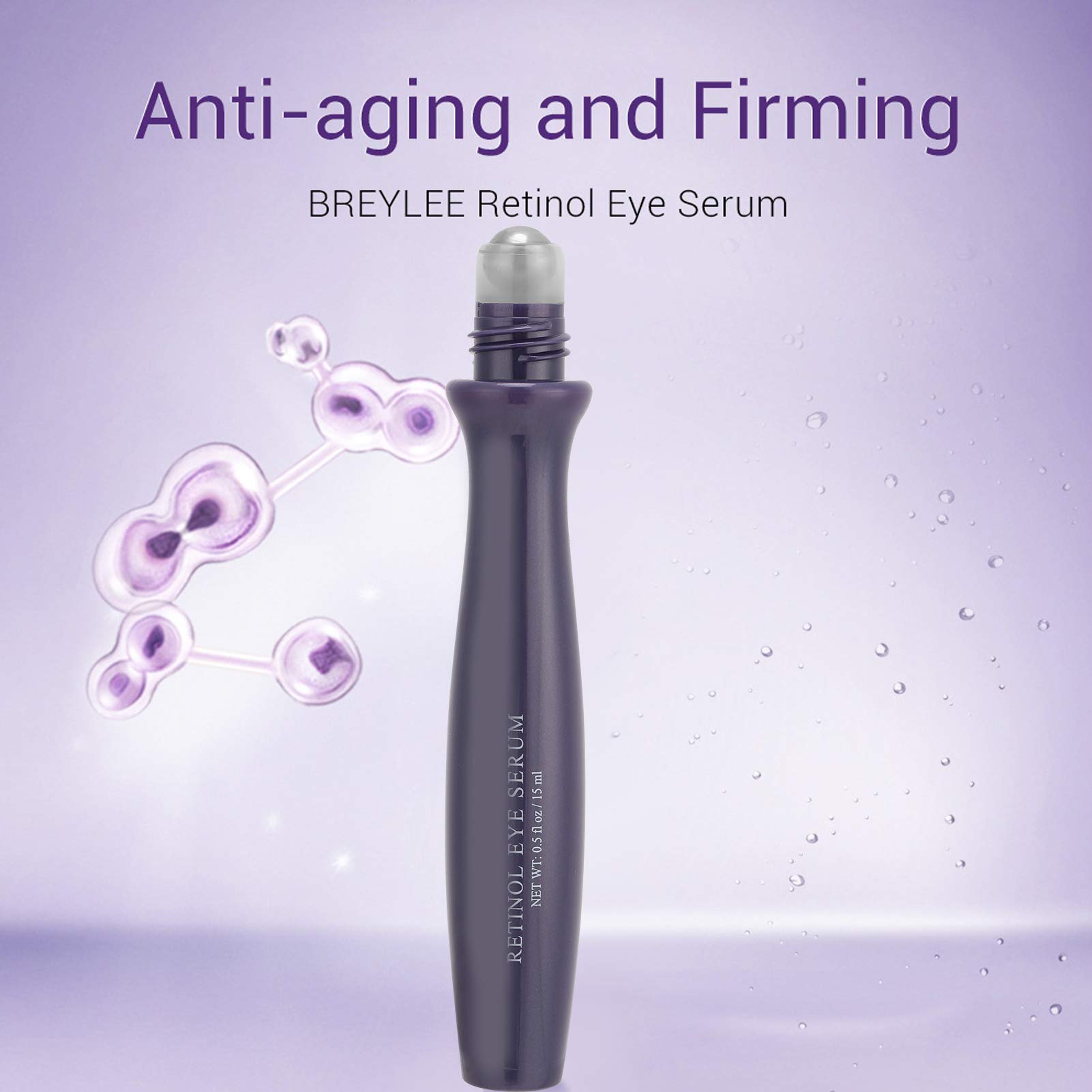Anti-Wrinkle Roll-On Eye Serum for Dark Circles & Firming - Skincare for Aging Eyes