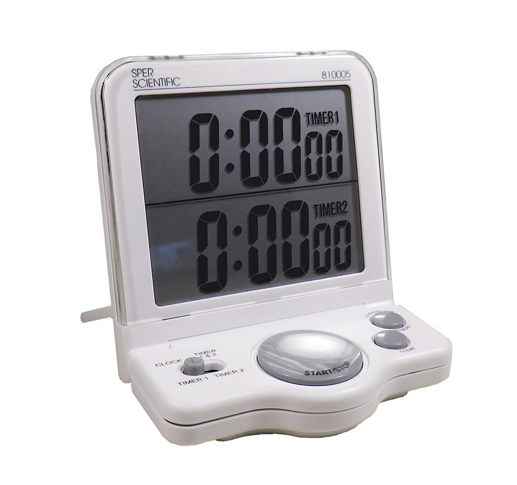 Large Digital Timer with Big LCD Screen - Countdown & Stopwatch for Kitchen, Gym, Classroom, and Office Use