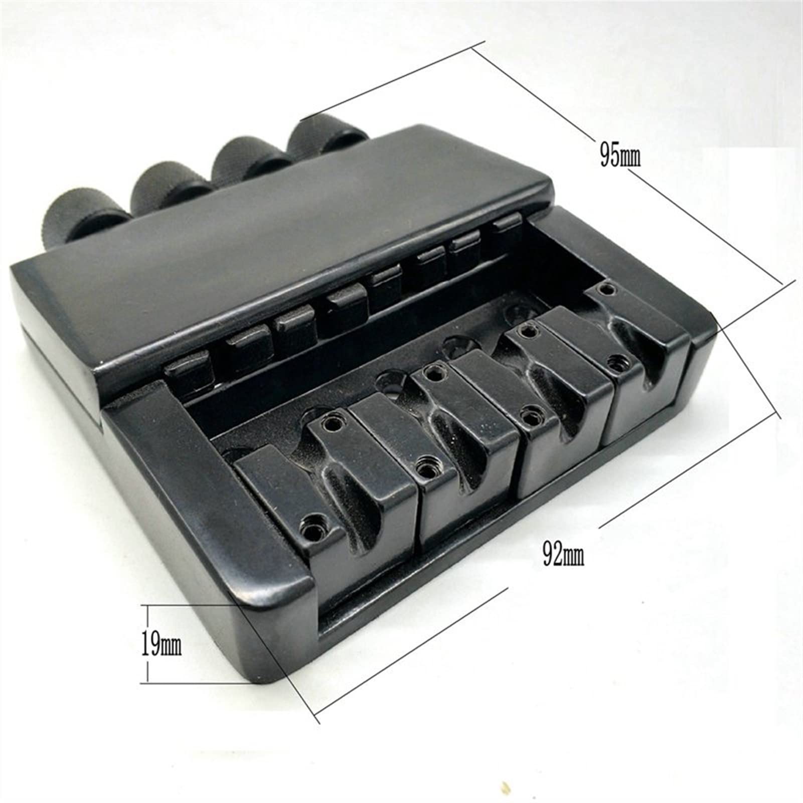 4 String Headless Bass Guitar Bridge System - Replacement Bridge for Headless Electric Bass - Perfect for DIY Guitar Upgrades & Professional Repairs