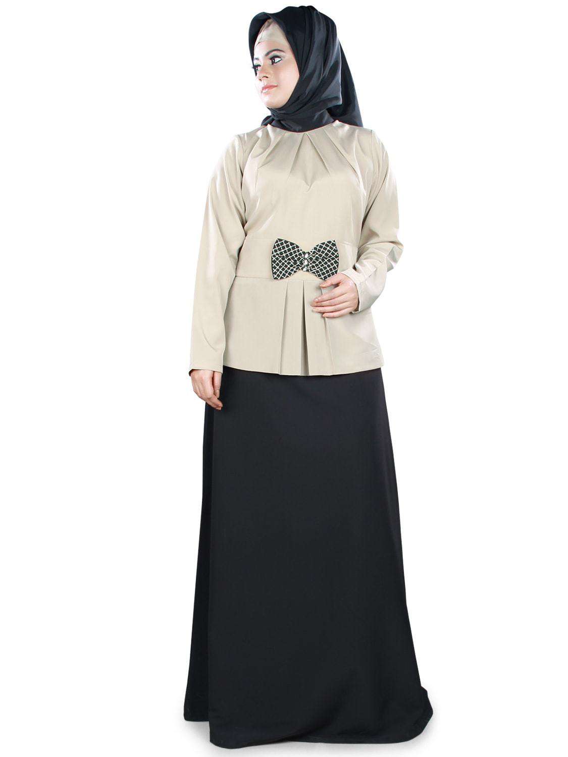 Fadeelah Abaya - Elegant Muslim Women's Prayer Dress - Perfect for Prayer, Mosque, and Special Occasions