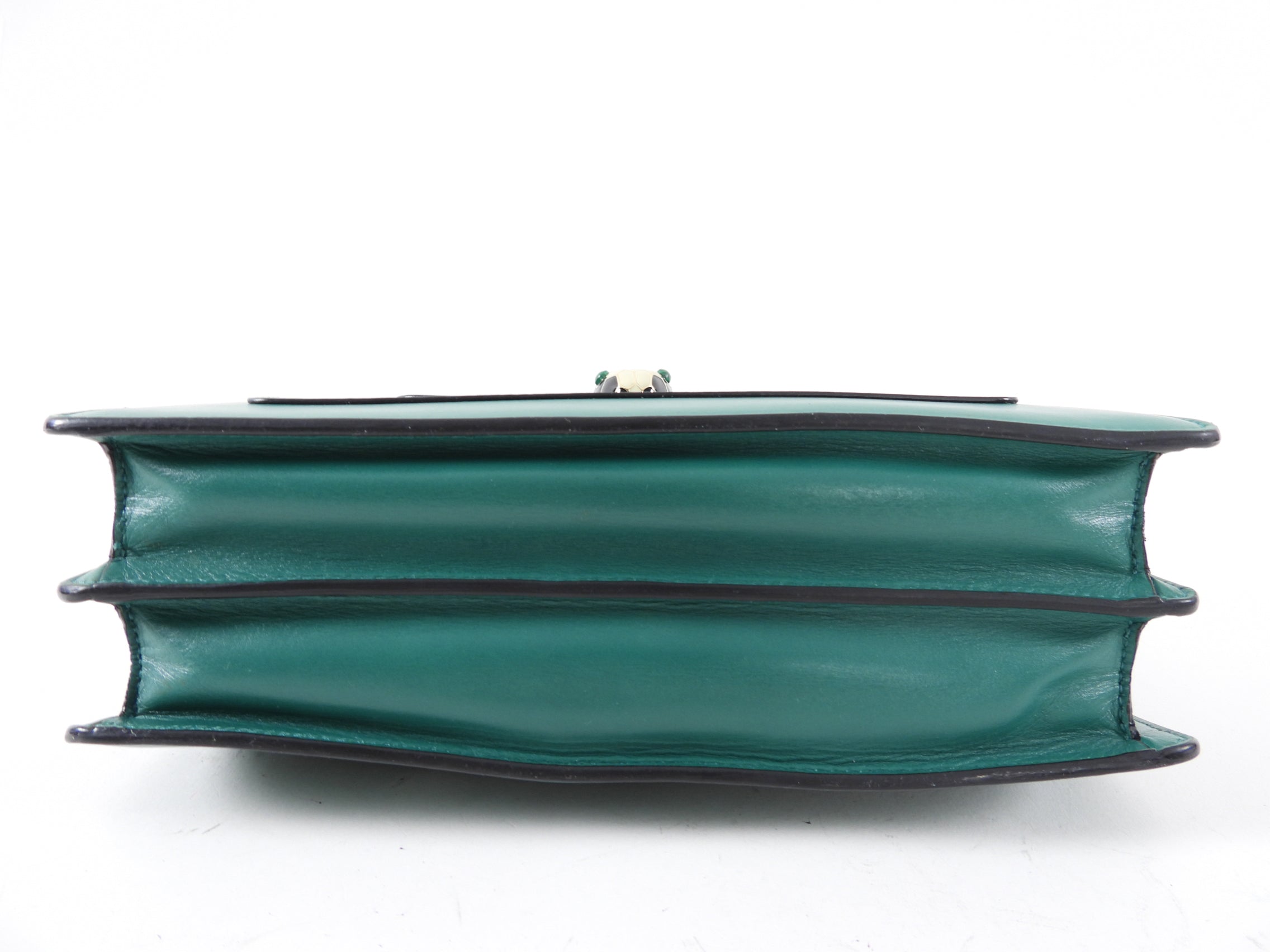 Bvlgari Serpenti Forever Green Medium Flap Crossbody Bag - Luxury Designer Handbag for Women, Perfect for Evening Parties & Date Nights