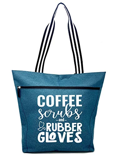 Teal Coffee Scrubs Lexie