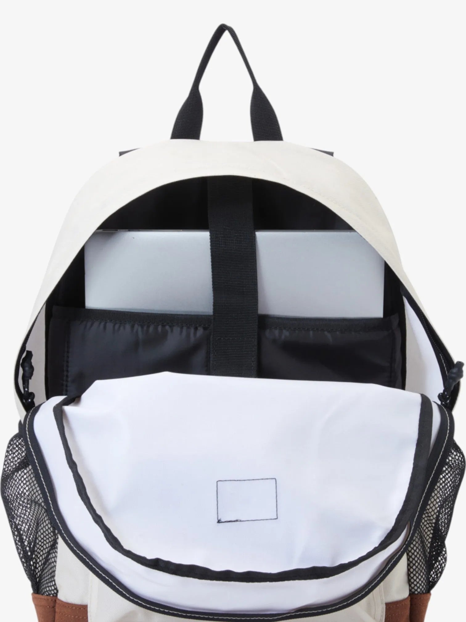 DC Backsider Core 4 Backpack - Beige & Black Logo - Stylish Laptop Bag for School, College, Travel & Outdoor Adventures
