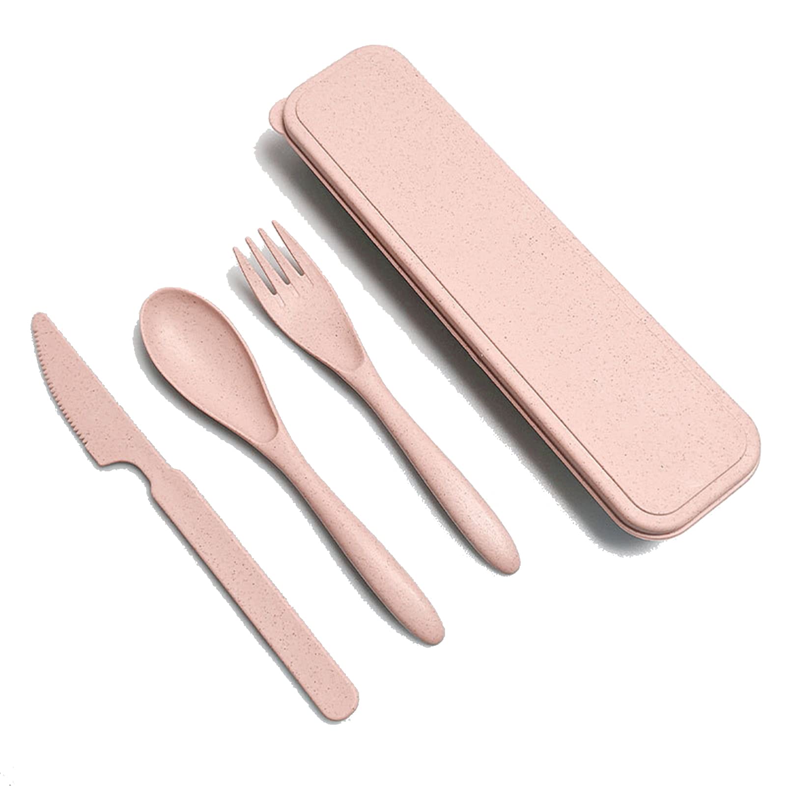 Eco-Friendly Wheat Straw Dinnerware Set - Unbreakable, Portable Flatware for Camping & Outdoor Use | Microwave & Dishwasher Safe Plates & Bowls | Perfect for Kids, Adults, Picnics, Travel & Daily Use