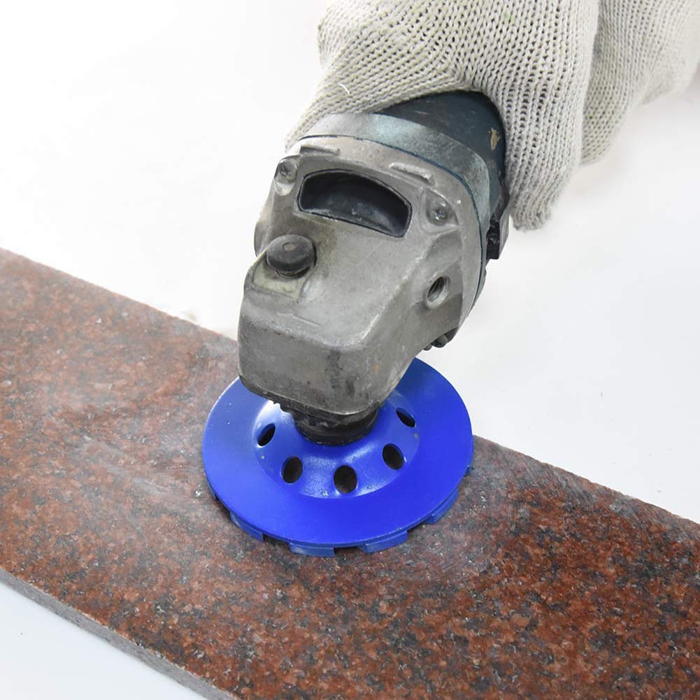 Diamond Grinding Cup Wheel - 80mm High-Speed Electric Grinder Disc for Concrete, Granite & Ceramics - Professional Bowl-Shaped Tool for Stone Polishing & Surface Preparation