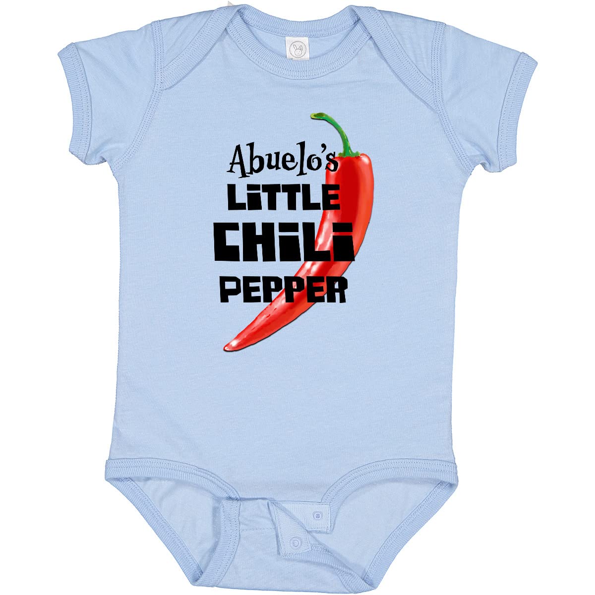 Inktastic Abuelo's Little Chili Pepper Baby Bodysuit - Cute Hispanic-Themed Infant Onesie for Boys & Girls | Perfect for Family Gatherings, Hispanic Heritage Month & Photo Shoots