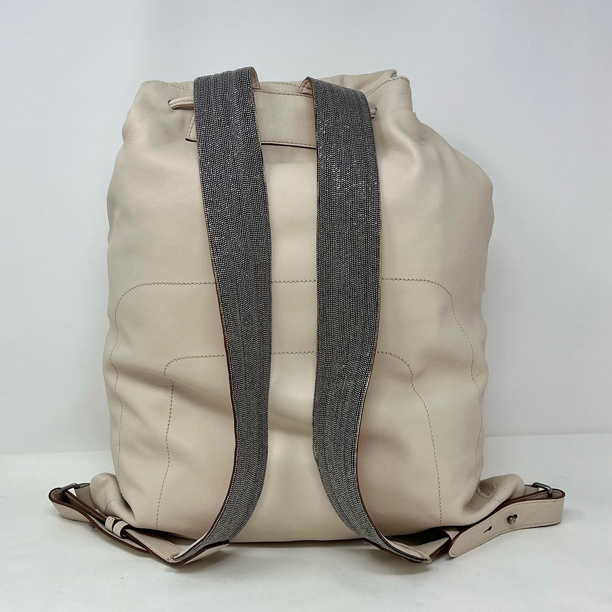 Brunello Cucinelli Luxury Leather Backpack for Men & Women - Stylish Designer Travel & Work Bag for Business, Commuting & Daily Use