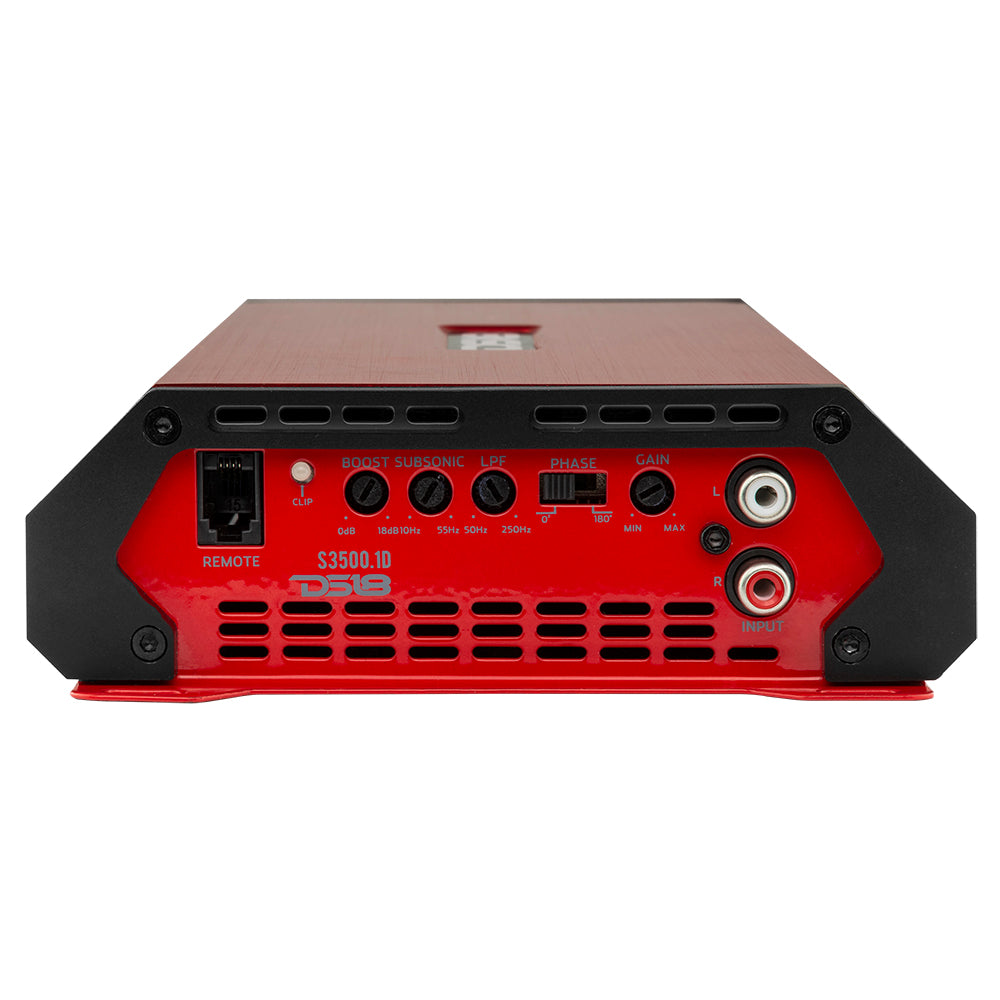 DS18 SELECT S 3500.1D Class D Monoblock Car Amplifier 3500W RMS - High Power Audio for Subwoofers, Car Audio Systems & Bass Boost