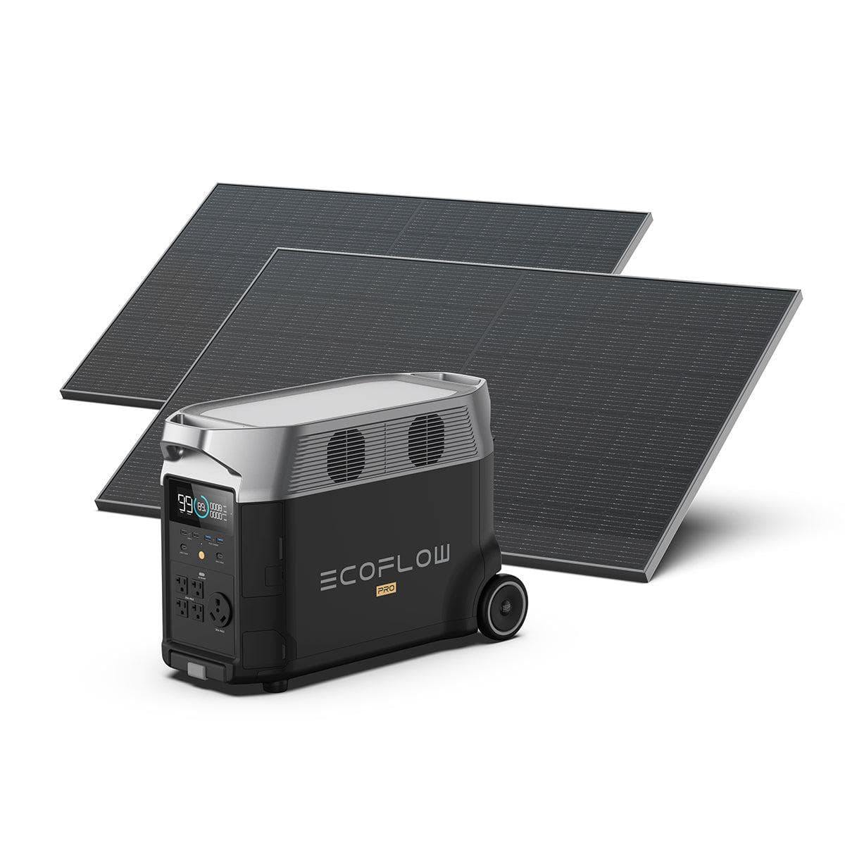 EcoFlow DELTA Pro Portable Power Station with 400W Solar Panel - Solar Generator for Home Backup, Camping & Outdoor Adventures
