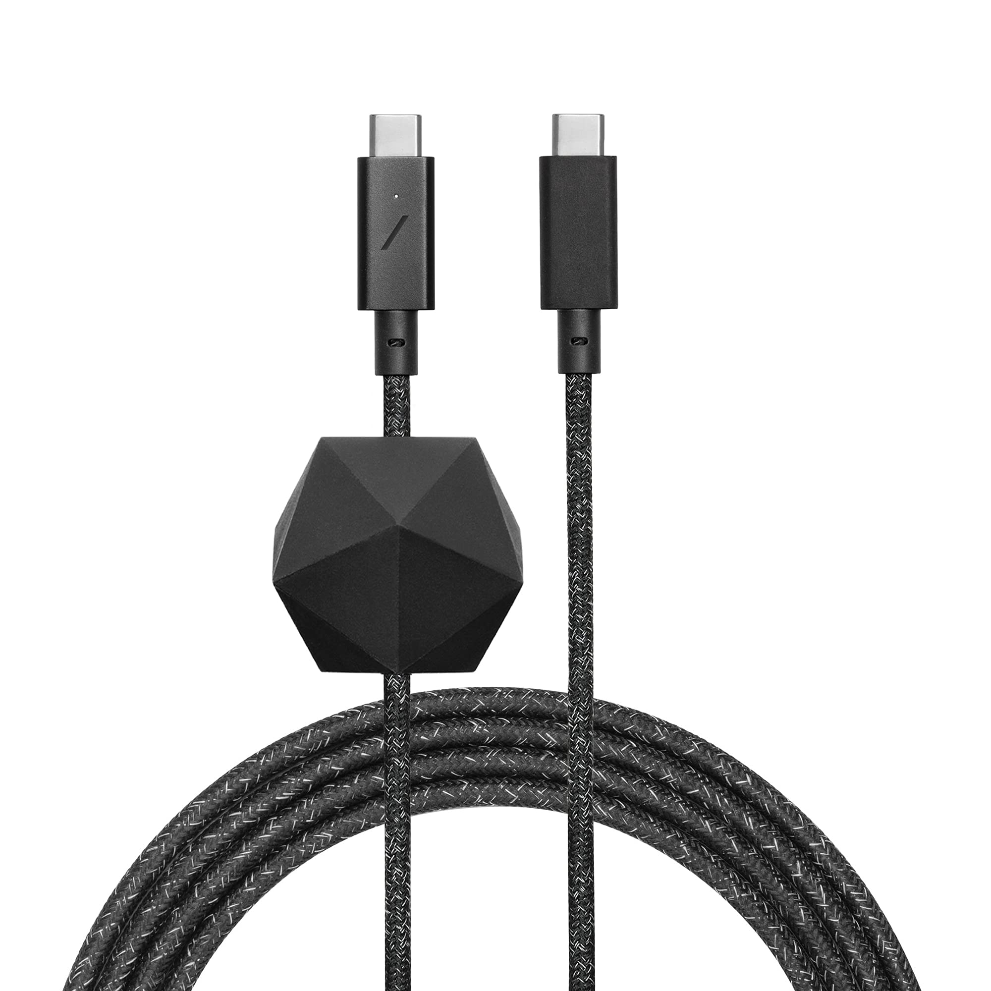 Premium USB-C to USB-C 8ft Charging Cable - Ultra-Strong Non-Slip Desk Cable with Anchor Weight for iPhone 16/15, MacBook Pro 13