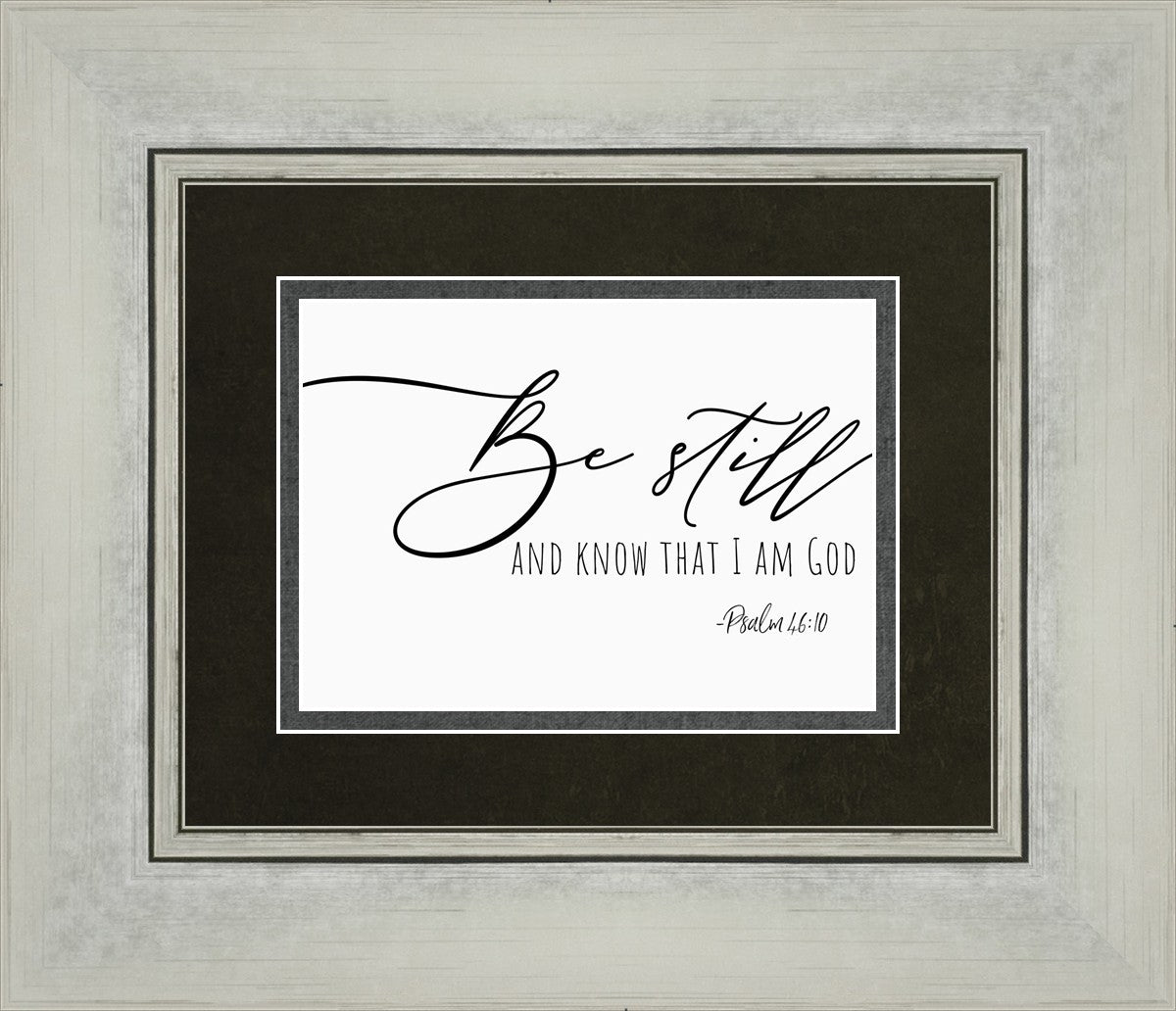 Be Still By Paige Tilly - Inspirational Wall Art Decor for Home & Office - Perfect for Living Room, Bedroom or Gift Giving