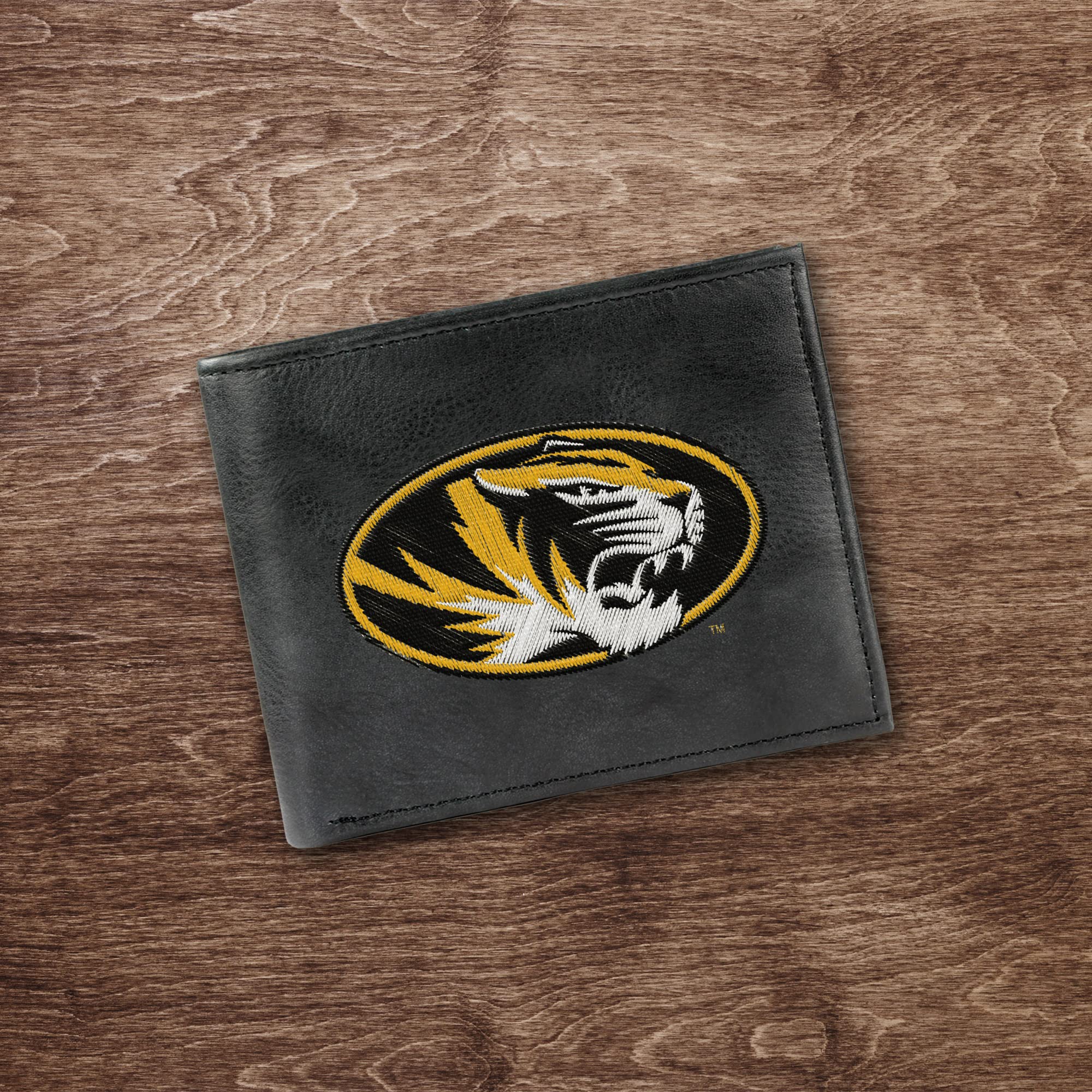 Colorado State Rams Embroidered Leather Wallet for Men - Slim RFID Blocking Bifold Billfold - Perfect for Game Day, Travel & Everyday Use